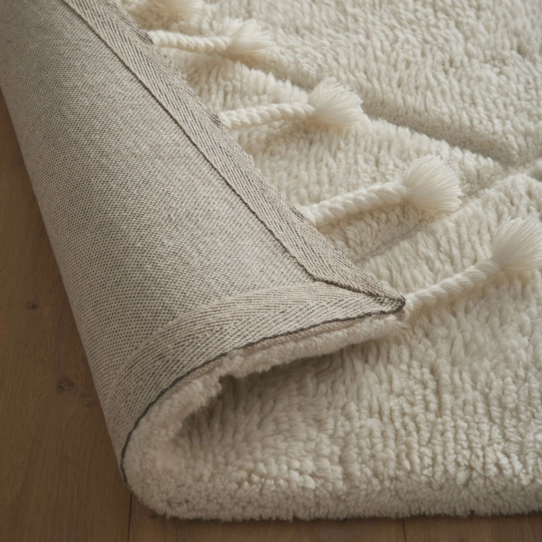 Berber Diamond Ivory Rug - Image 5