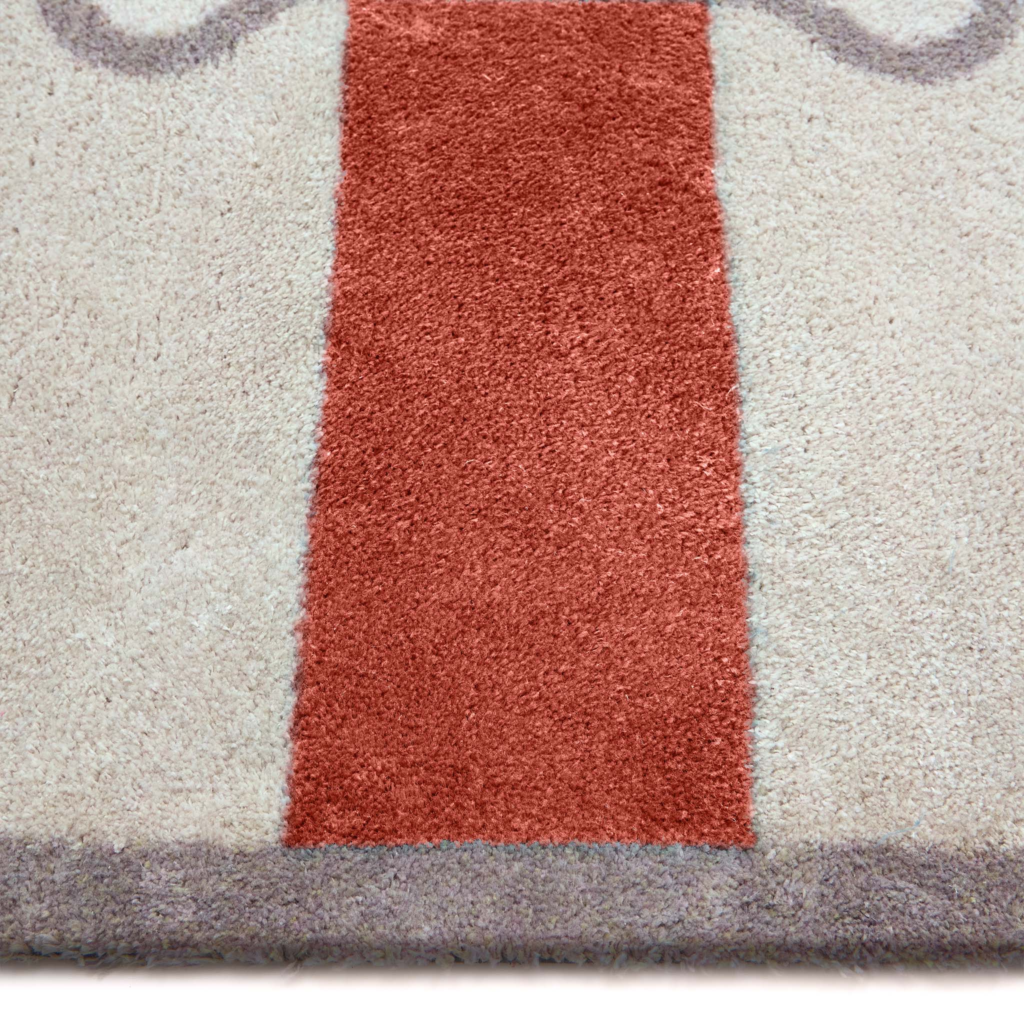 Bone Stripe Rust Washable Doormat - Image 3