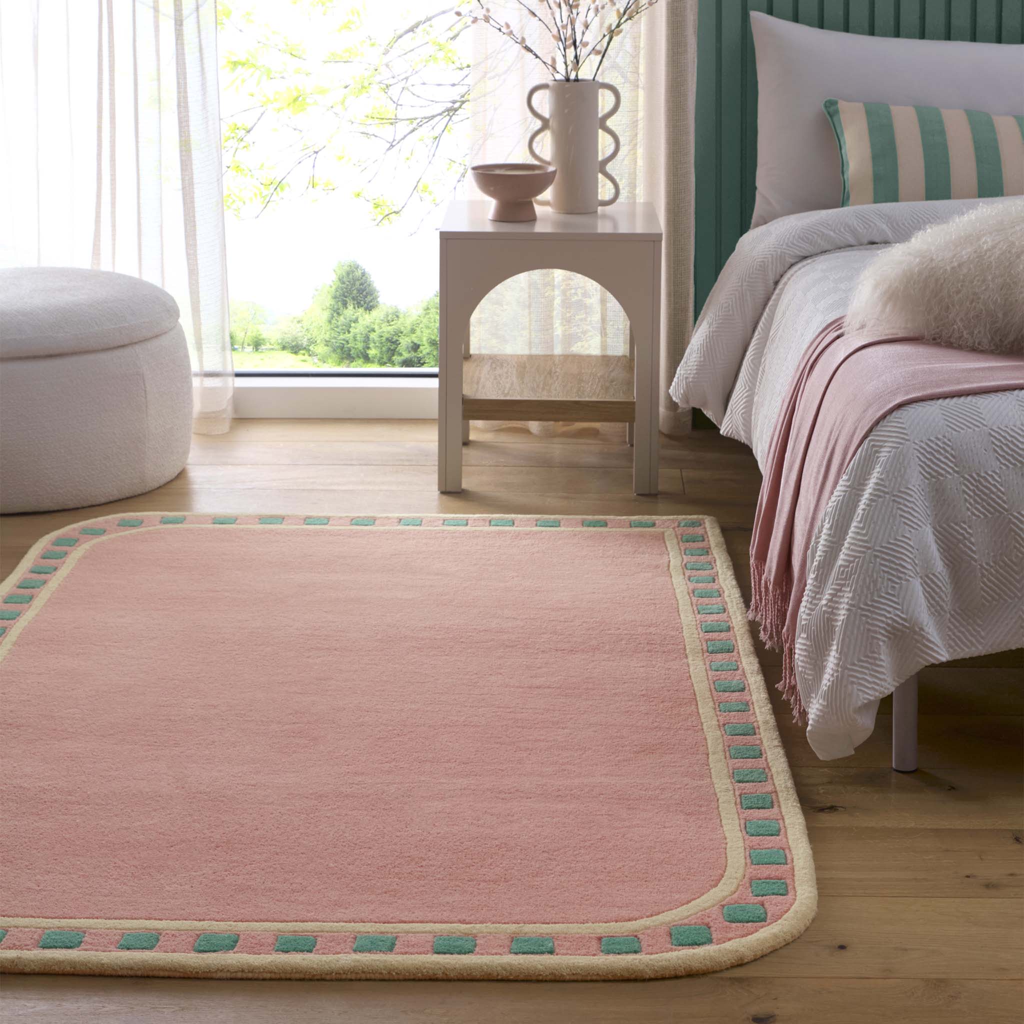 Borderline Rug Pink - Image 2