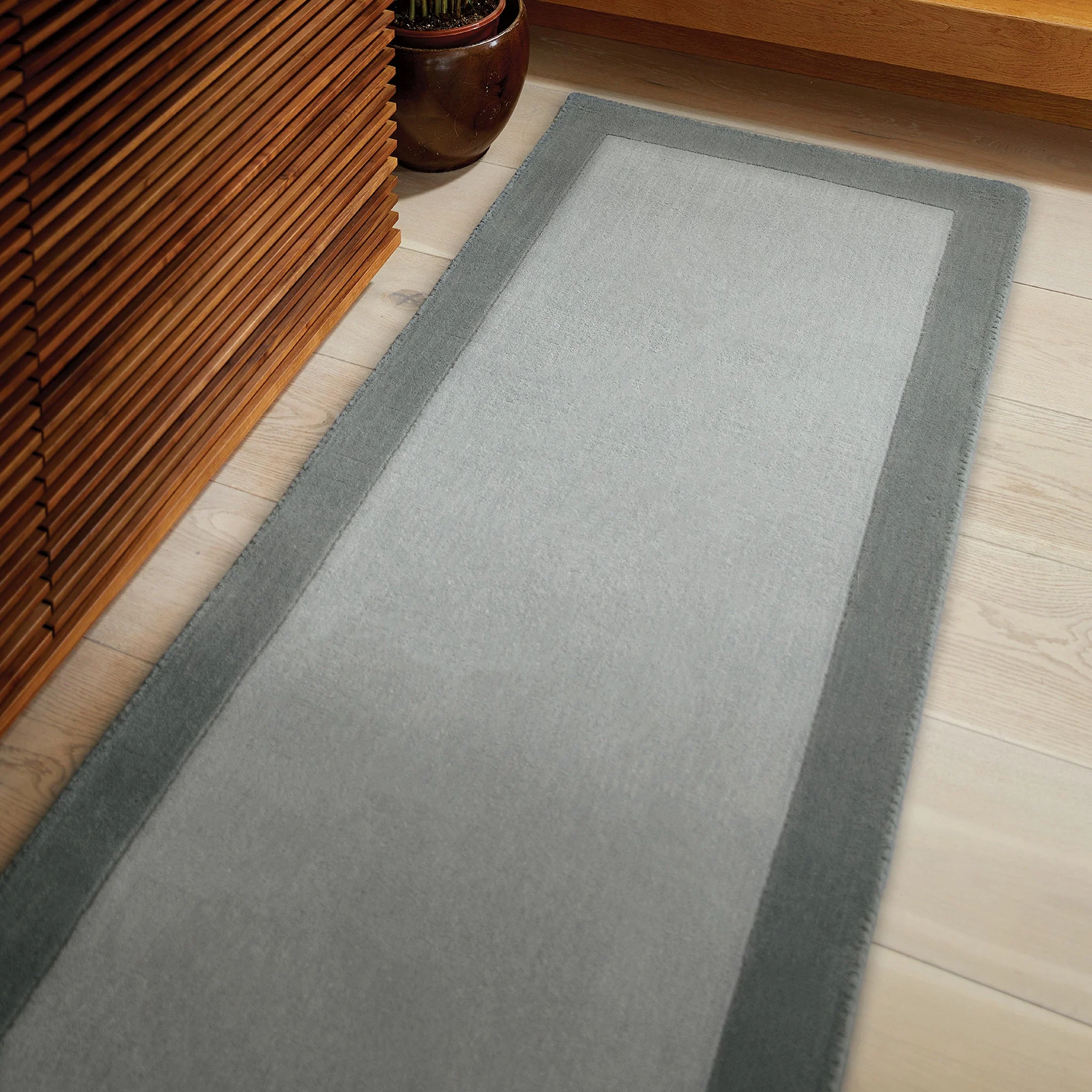 Borders Wool Runner Grey - Image 2