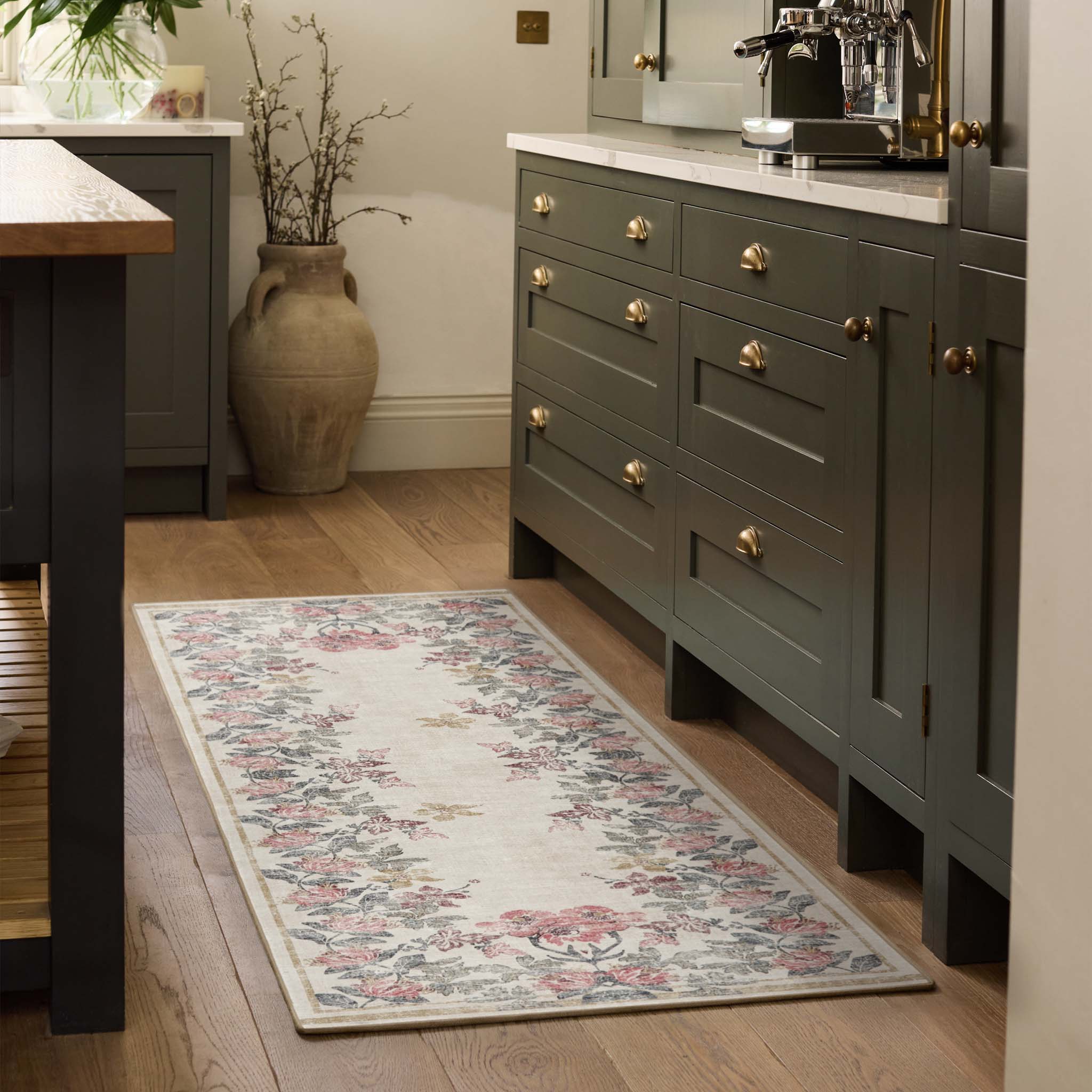 Botanical Border Eco-Washable Runner - Image 2