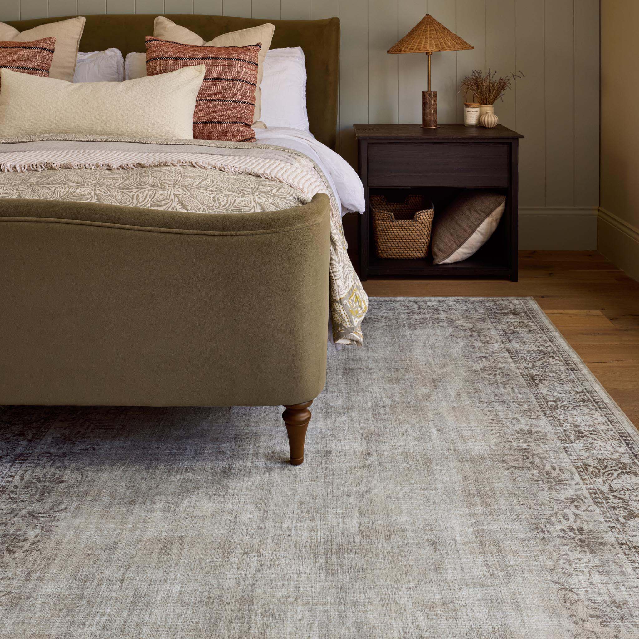 Brocade Border Eco-Washable Rug - Image 2