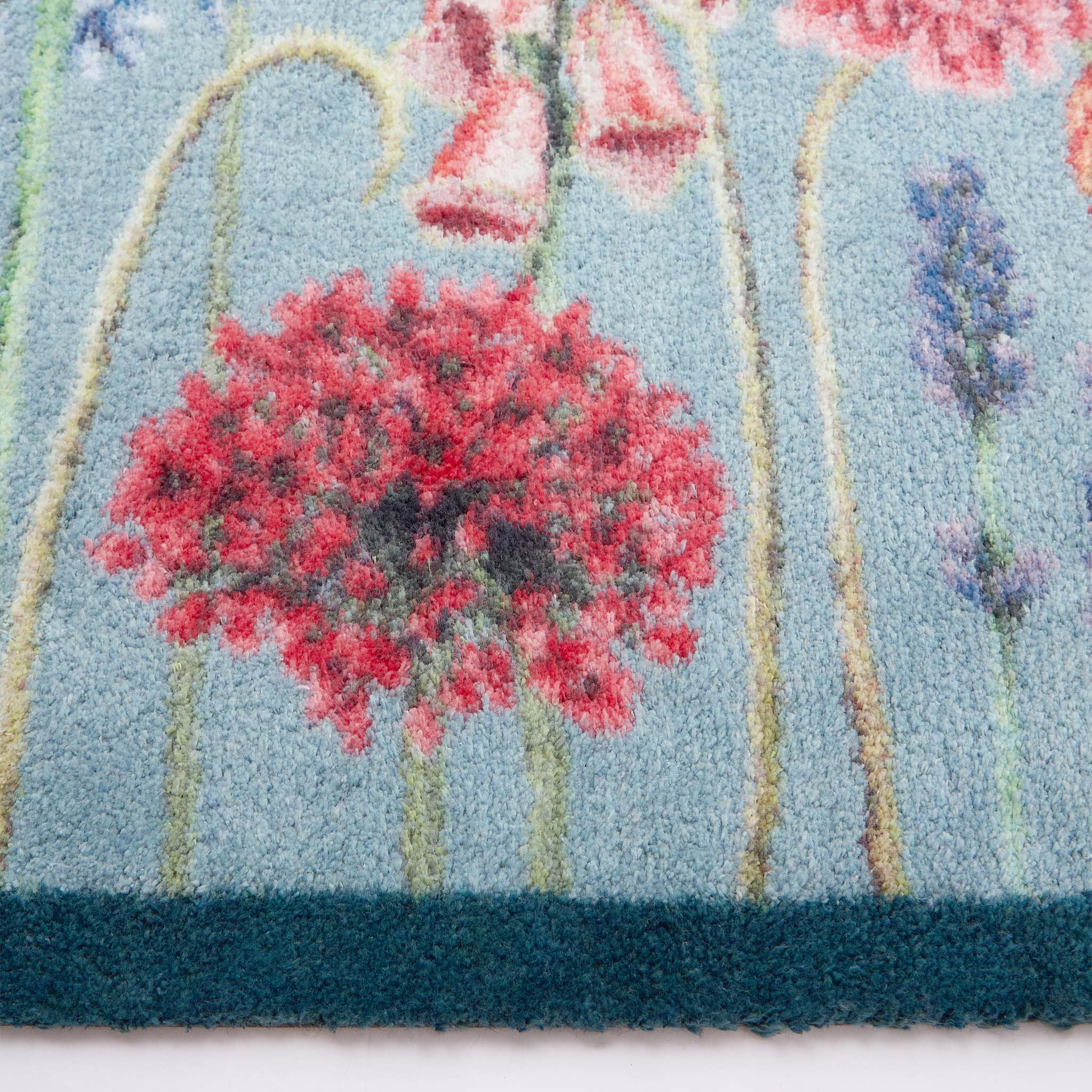 Butterfly Garden Blue Washable Runner - Image 4