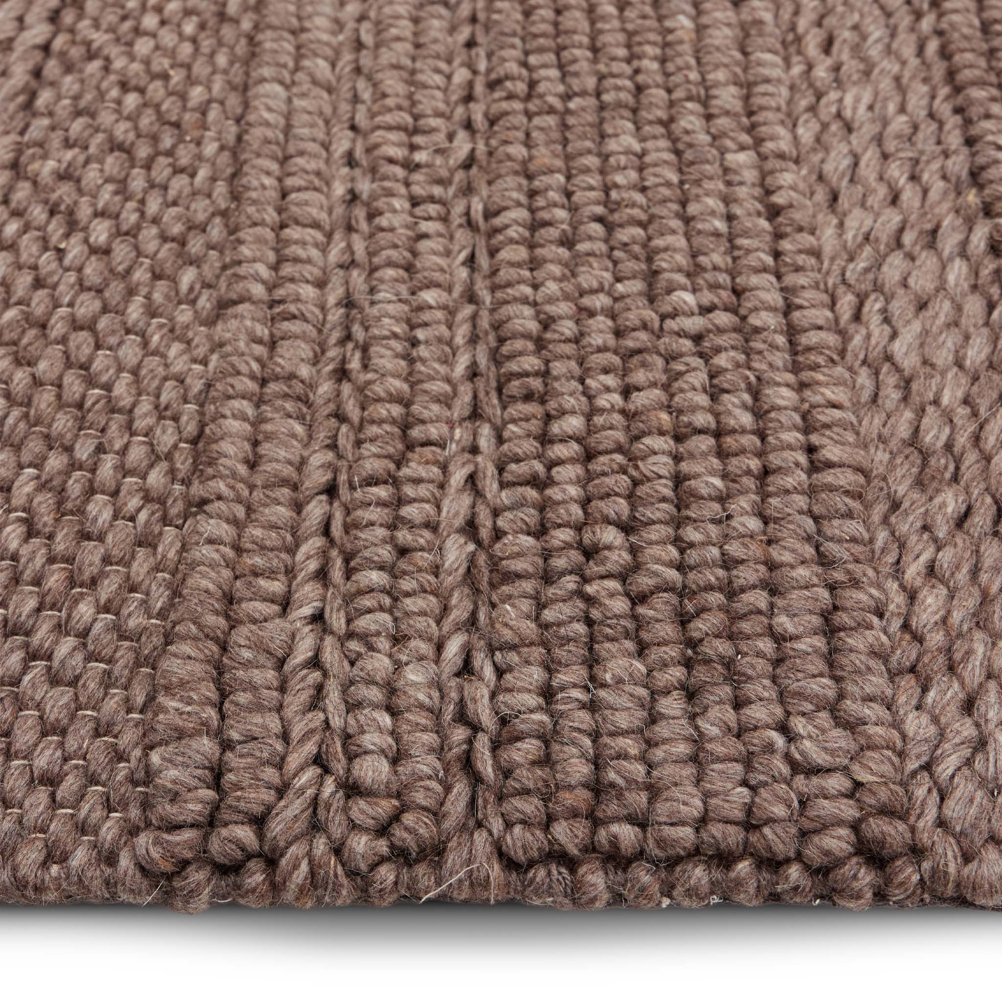 Chunky Knit Runner Brown - Image 3
