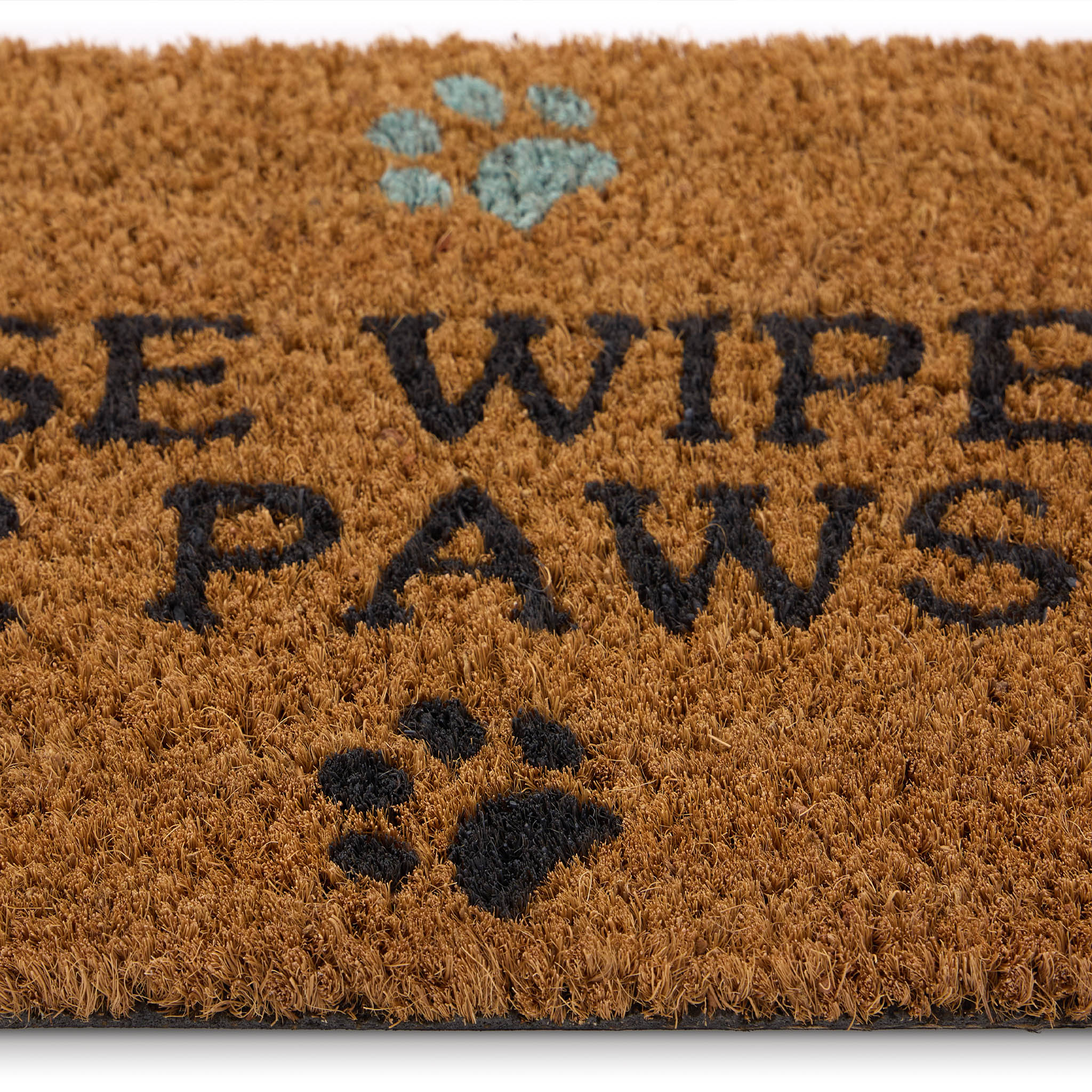 Coir Insert Please Wipe Your Paws Doormat - Image 3