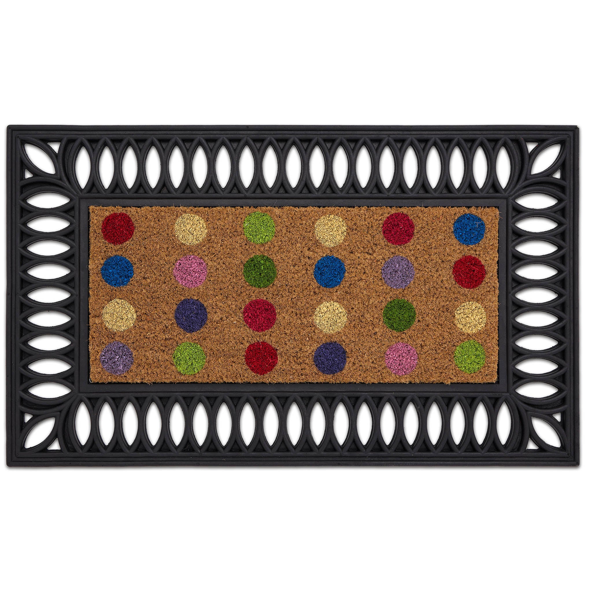 Coir Insert Spots Doormat - Image 3