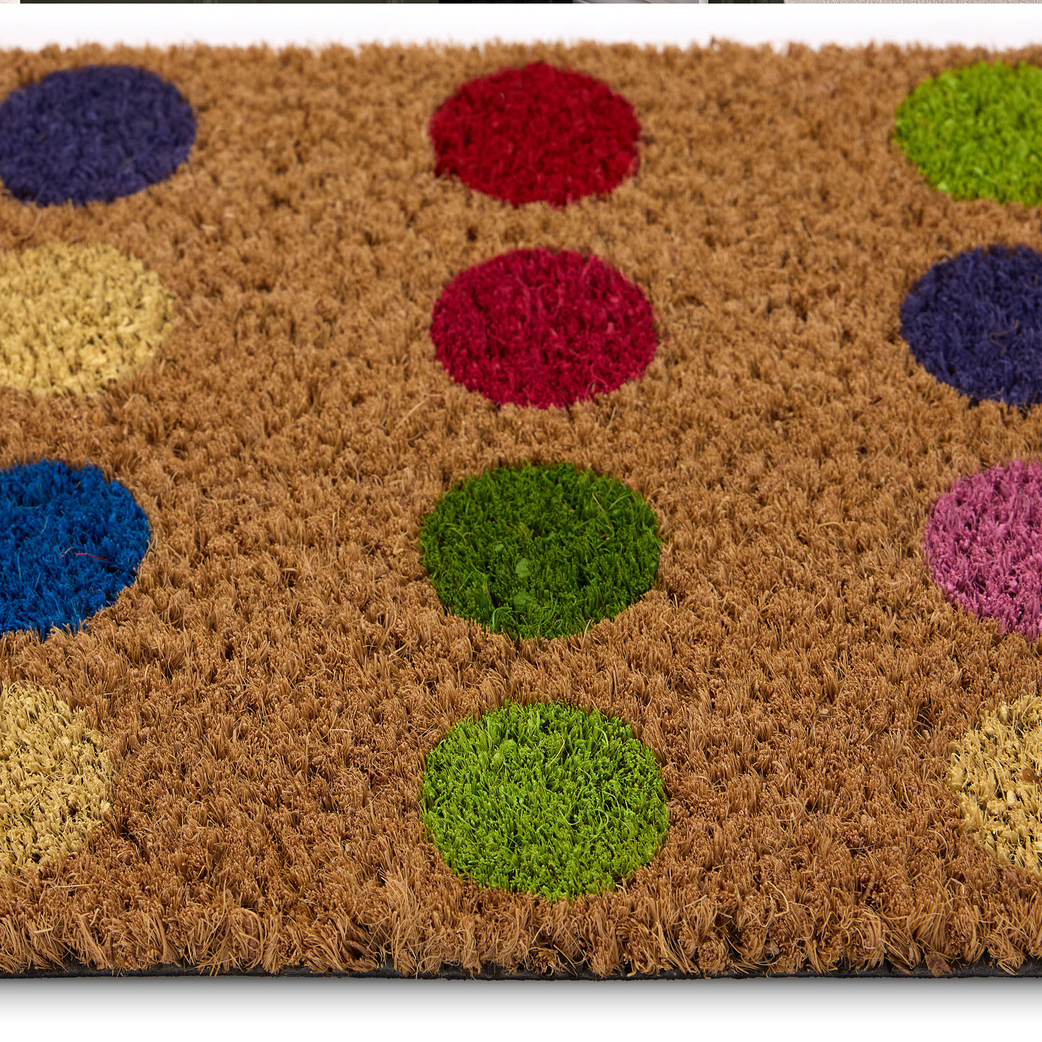 Coir Insert Spots Doormat - Image 4