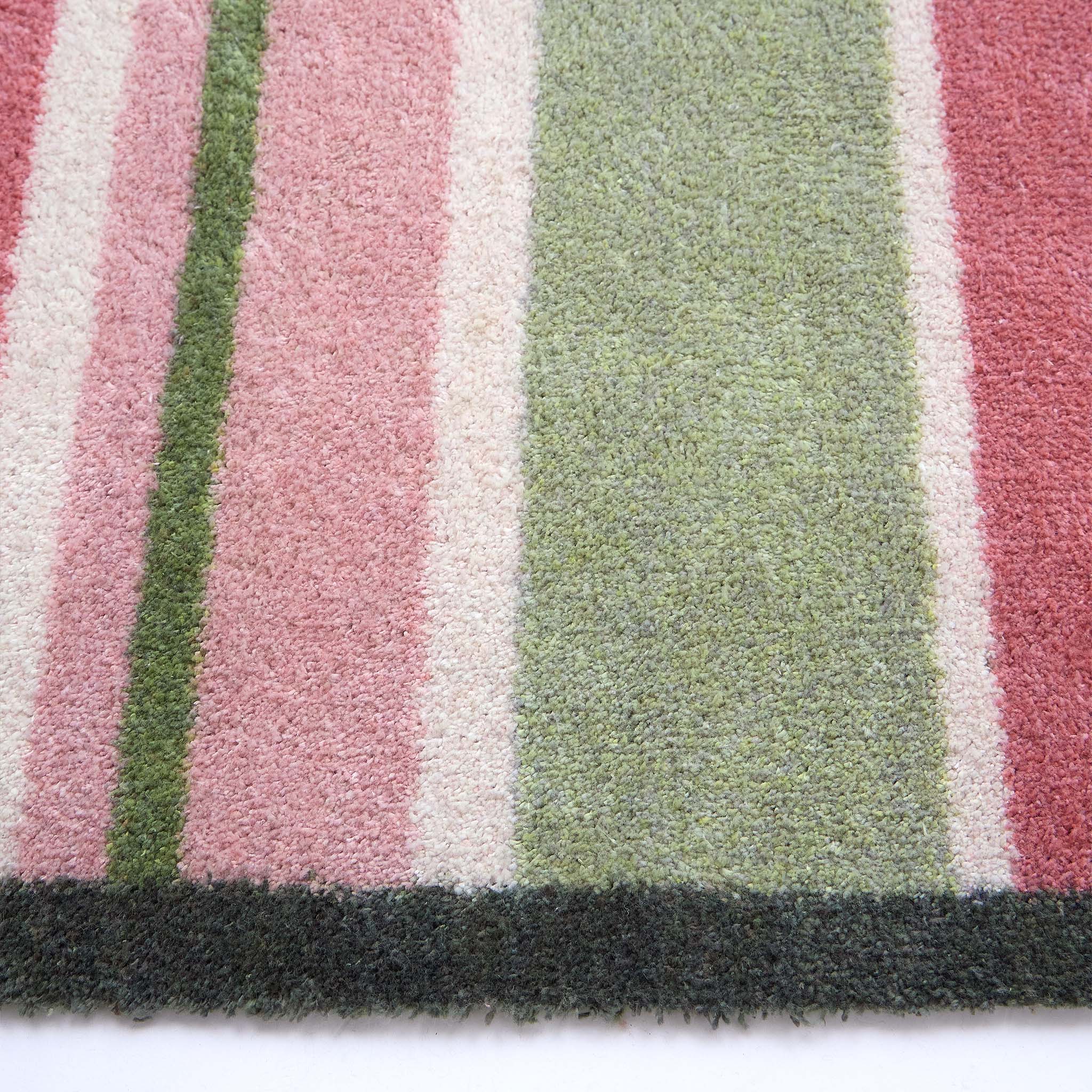 Country Rose Stripe Washable Runner - Image 3