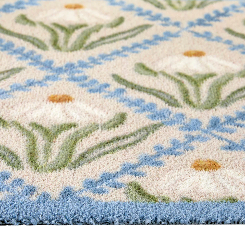 Daisy Trellis Washable Doormat - Image 3