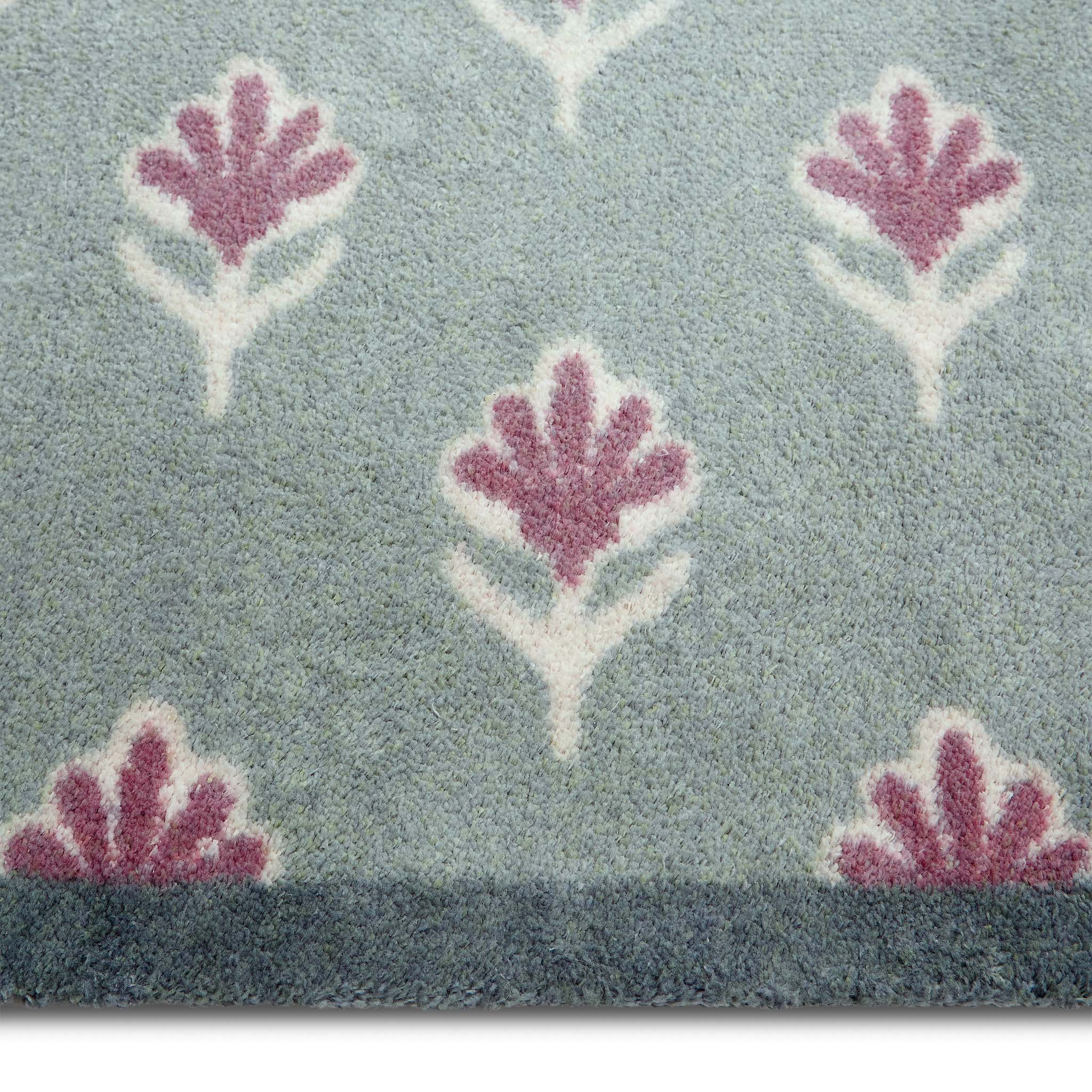 Disty Floral Green Washable Runner - Image 4
