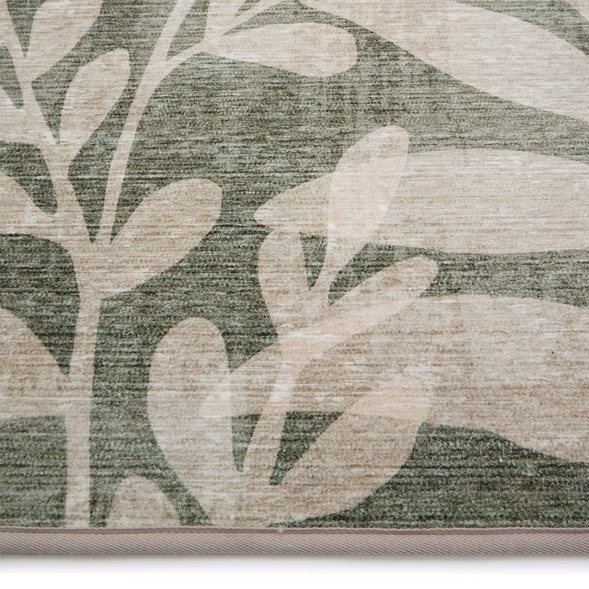 Eden Leaves Green Eco-Washable Rug - Image 4