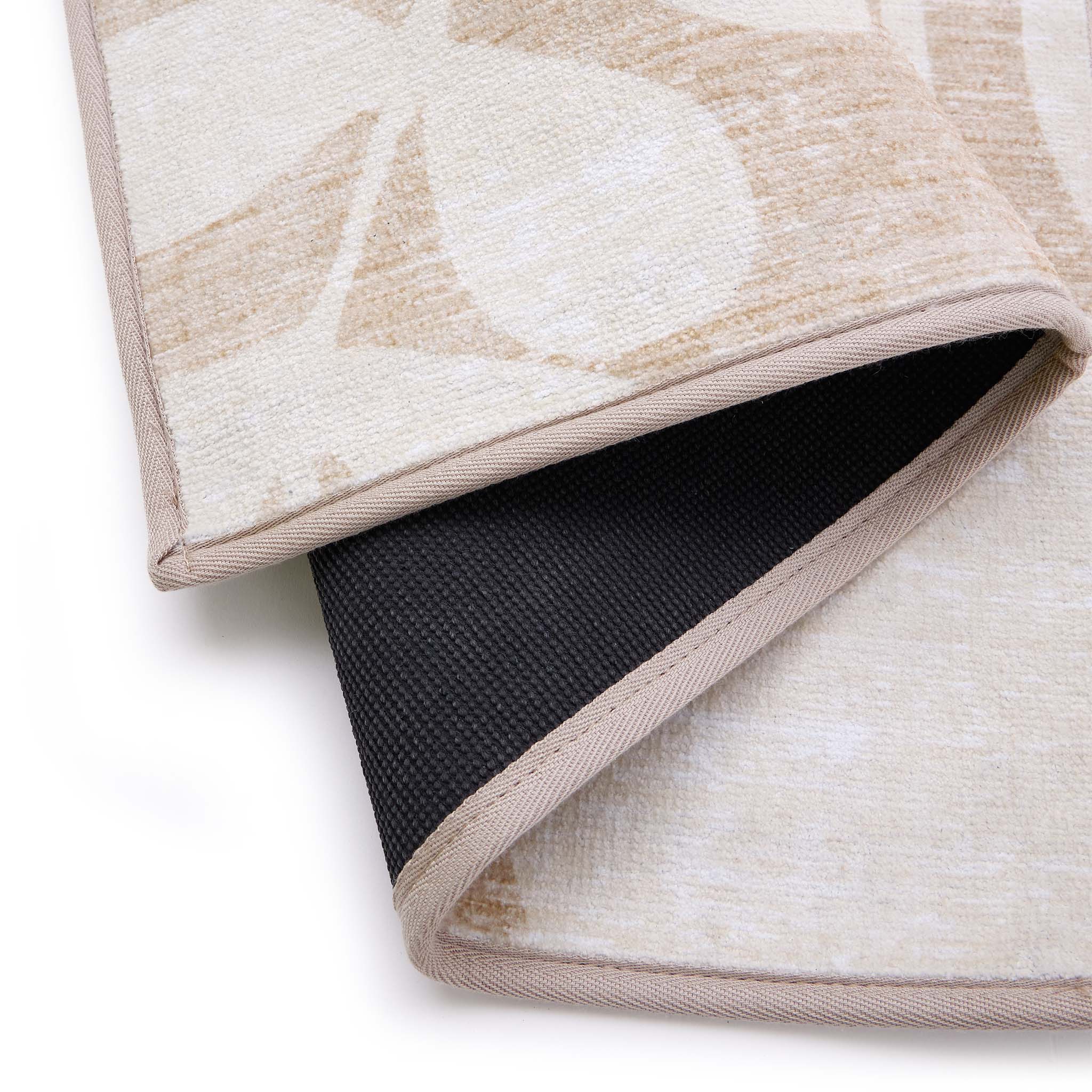 Eden Leaves Neutral Eco-Washable Runner - Image 4