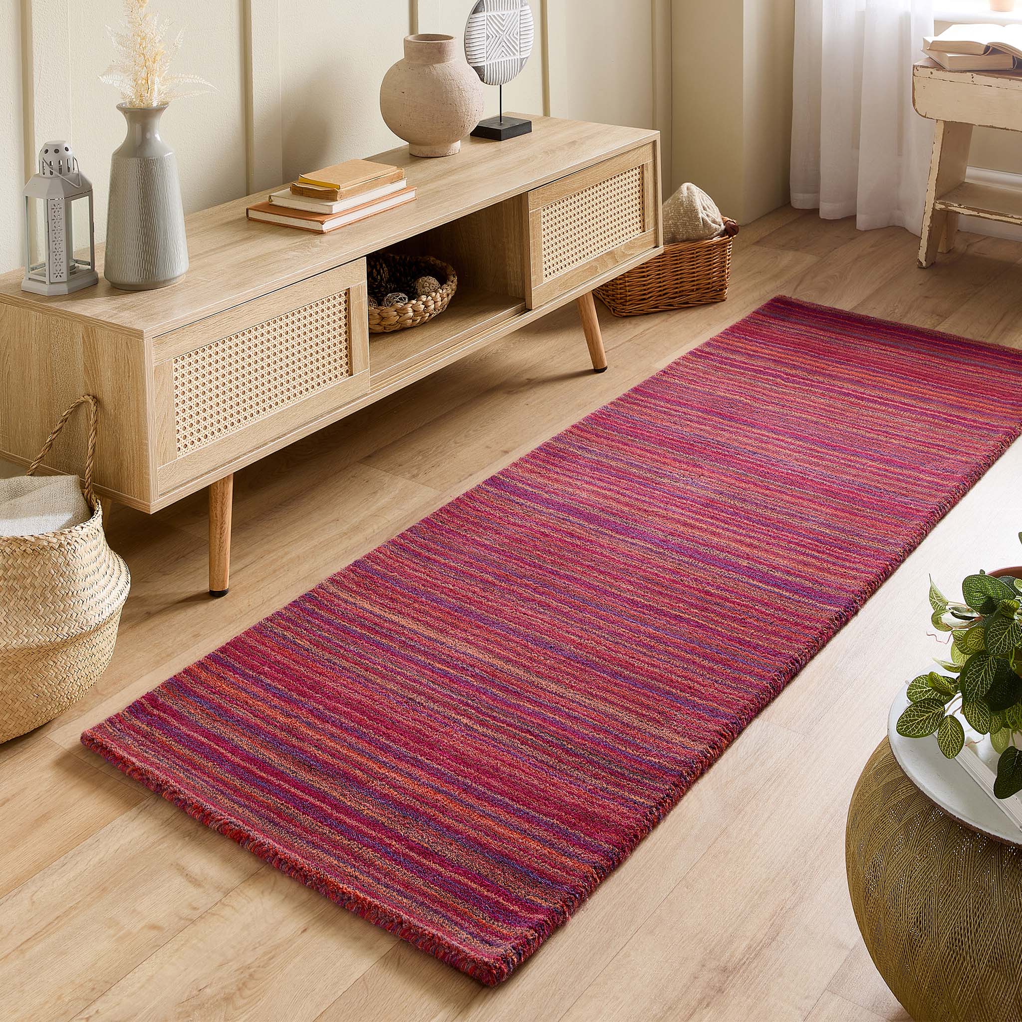 Fine Stripes Runner Purple/Pink - Image 2