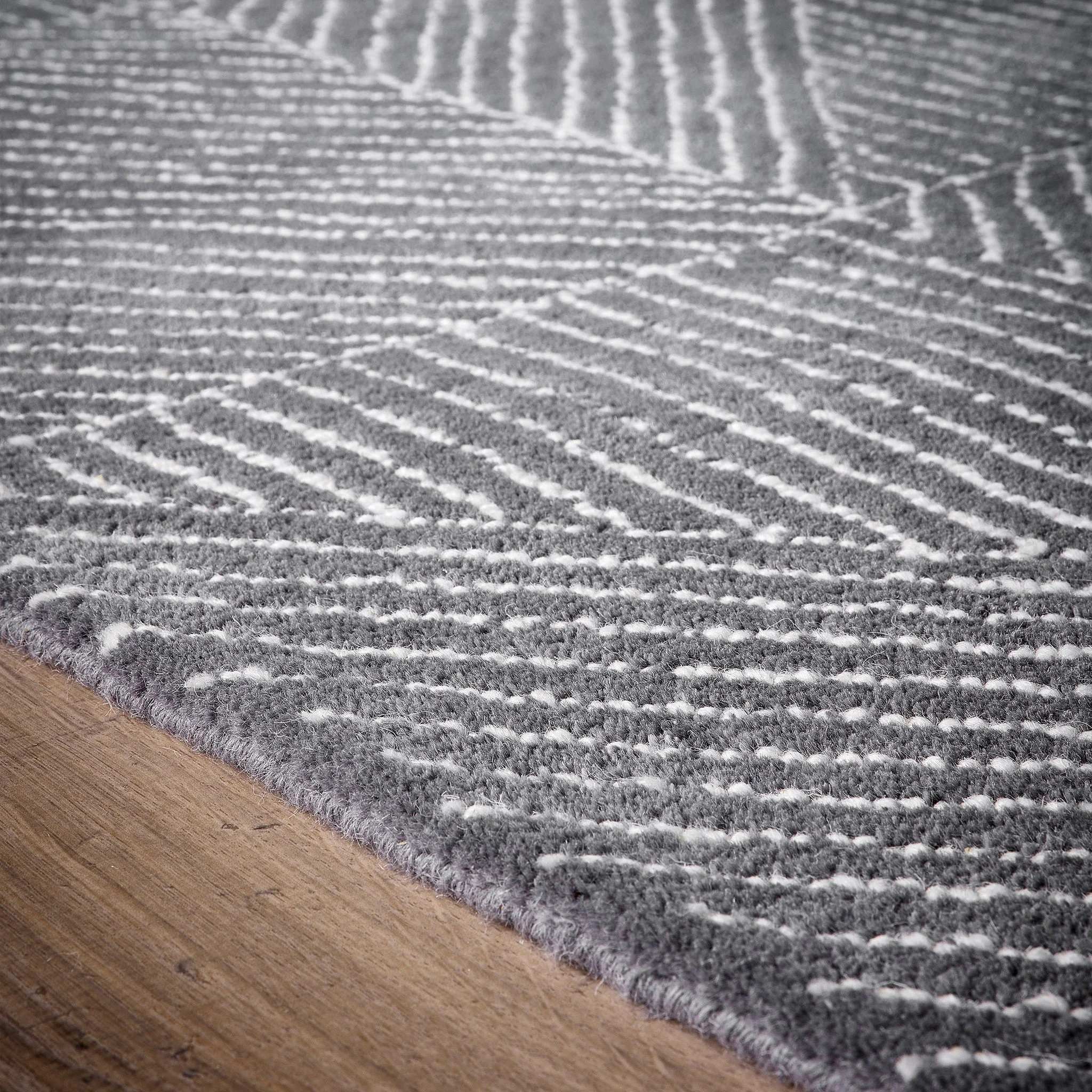 Geometric Rug Charcoal - Image 4