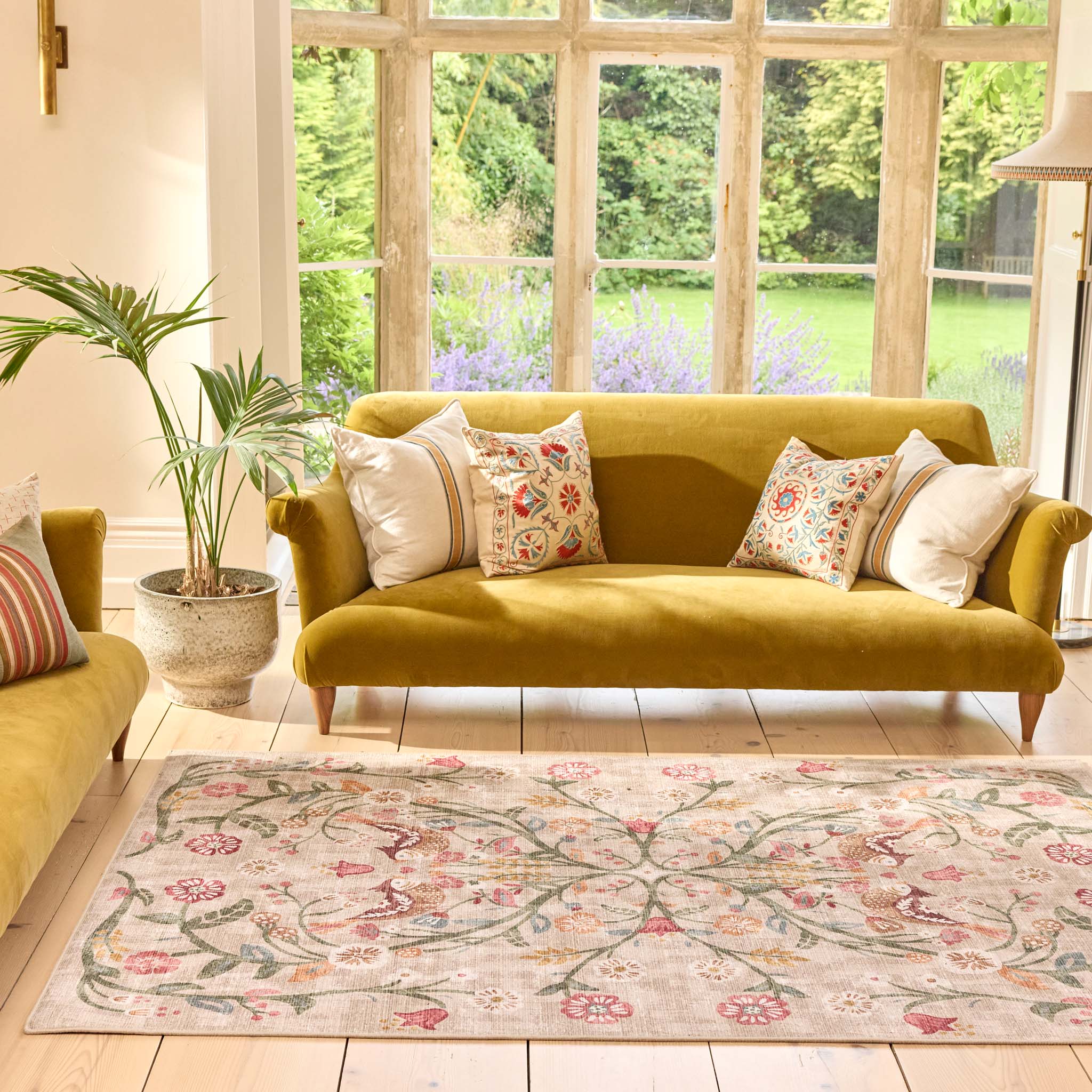 Heritage Garden Eco-Washable Rug - Image 3