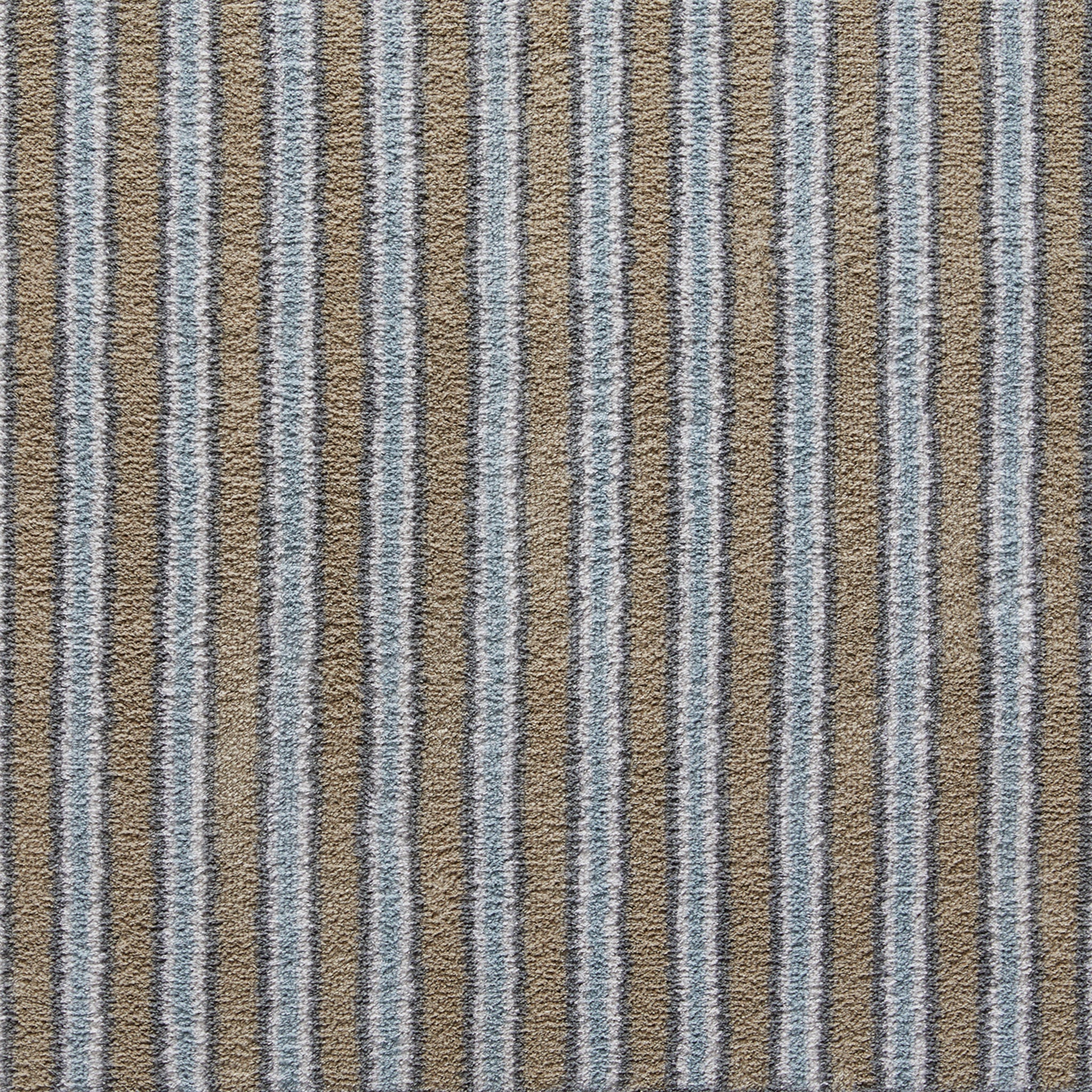 Stripe 83 Beige/Blue Washable Doormat - Image 2