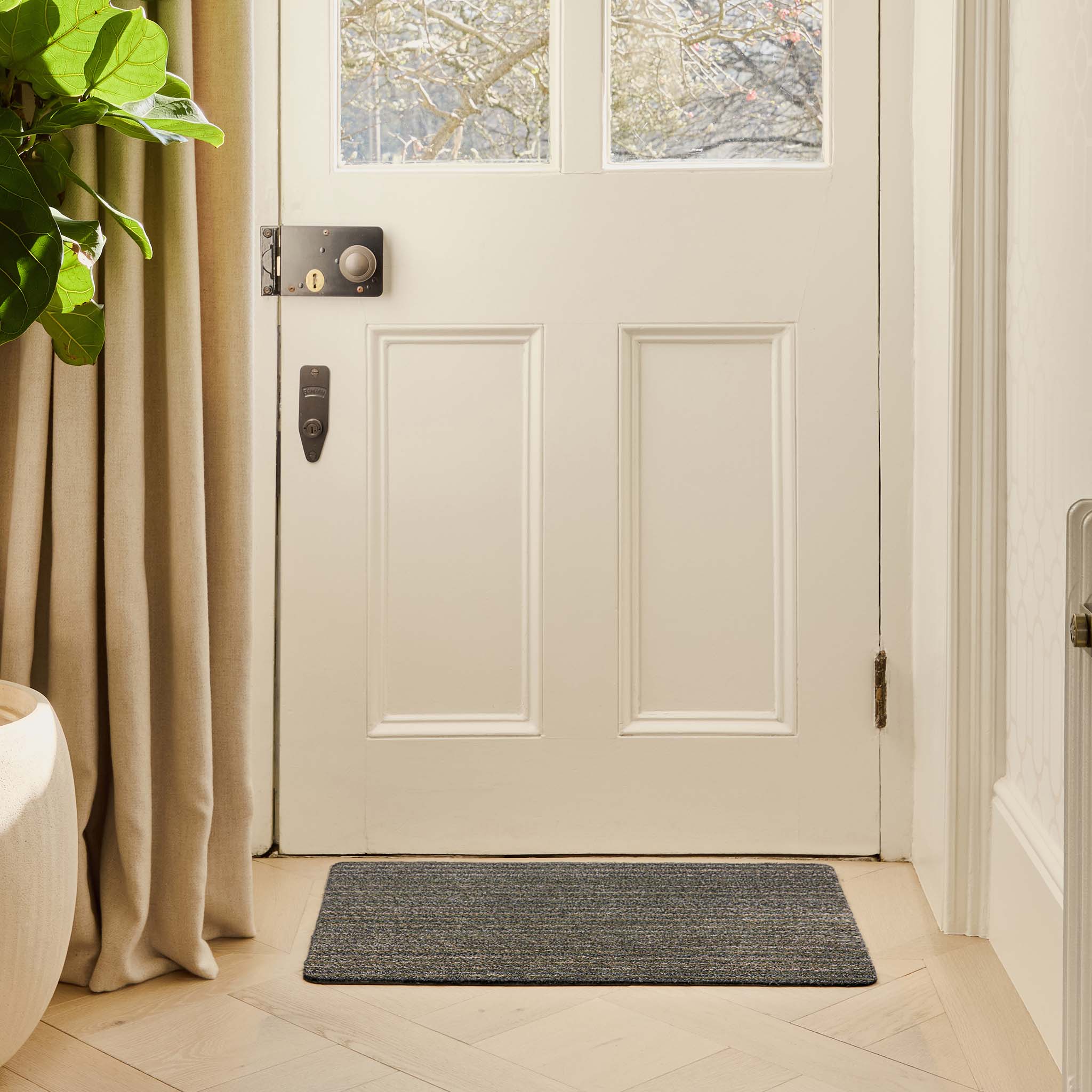 Candy Sage Green Stripe Doormat - Image 2