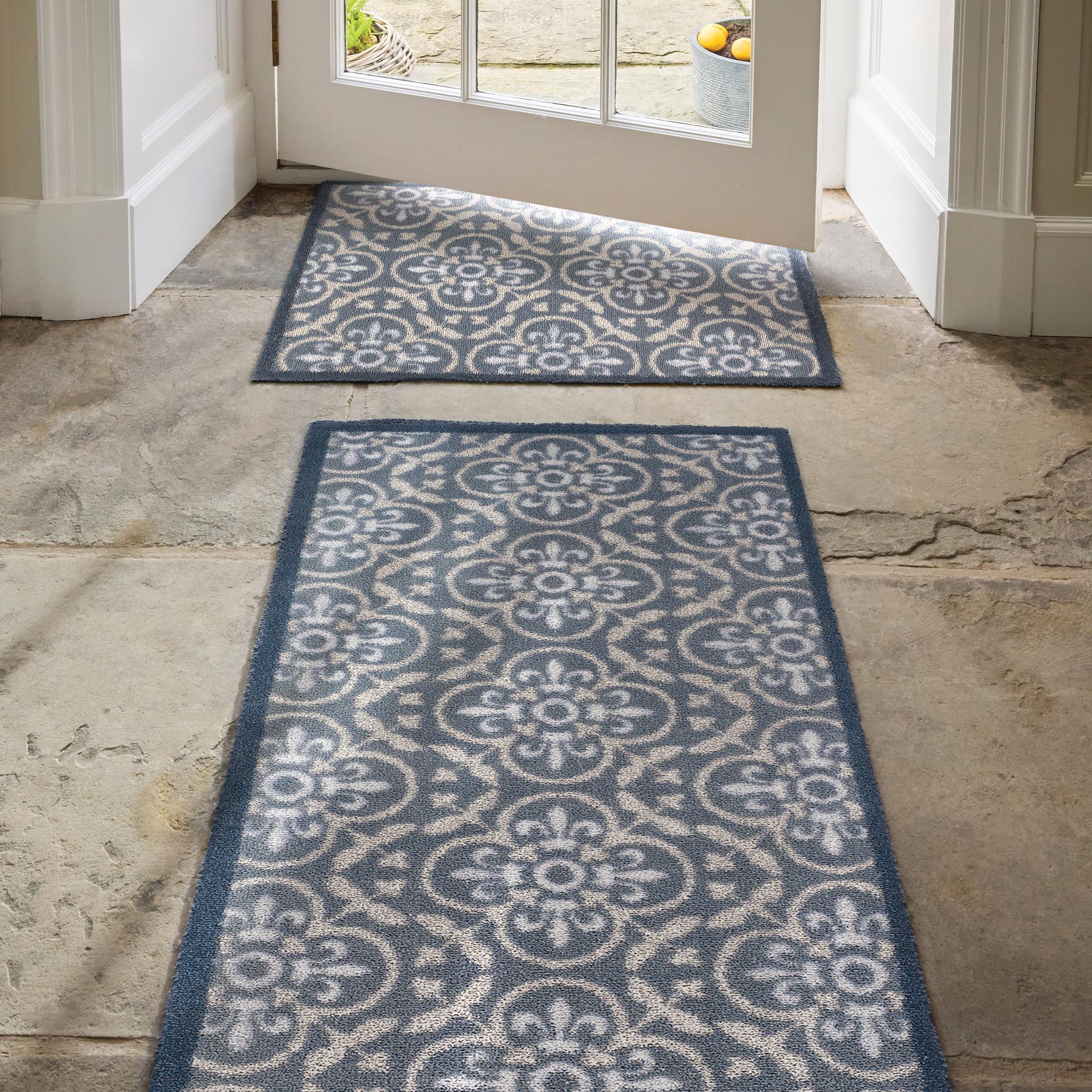 Home 40 Grey Washable Runner - Image 3