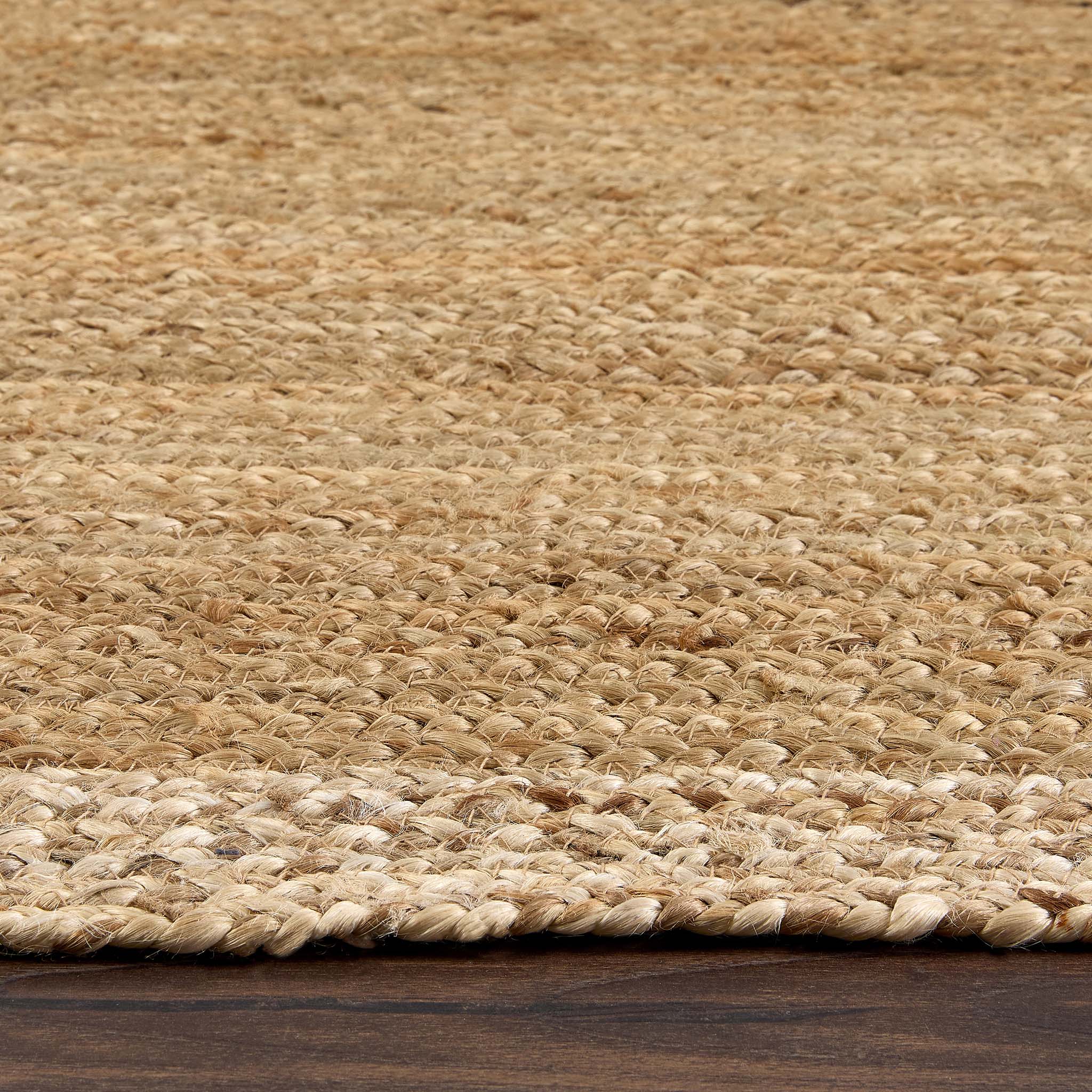 Jute Border Runner Natural White - Image 3
