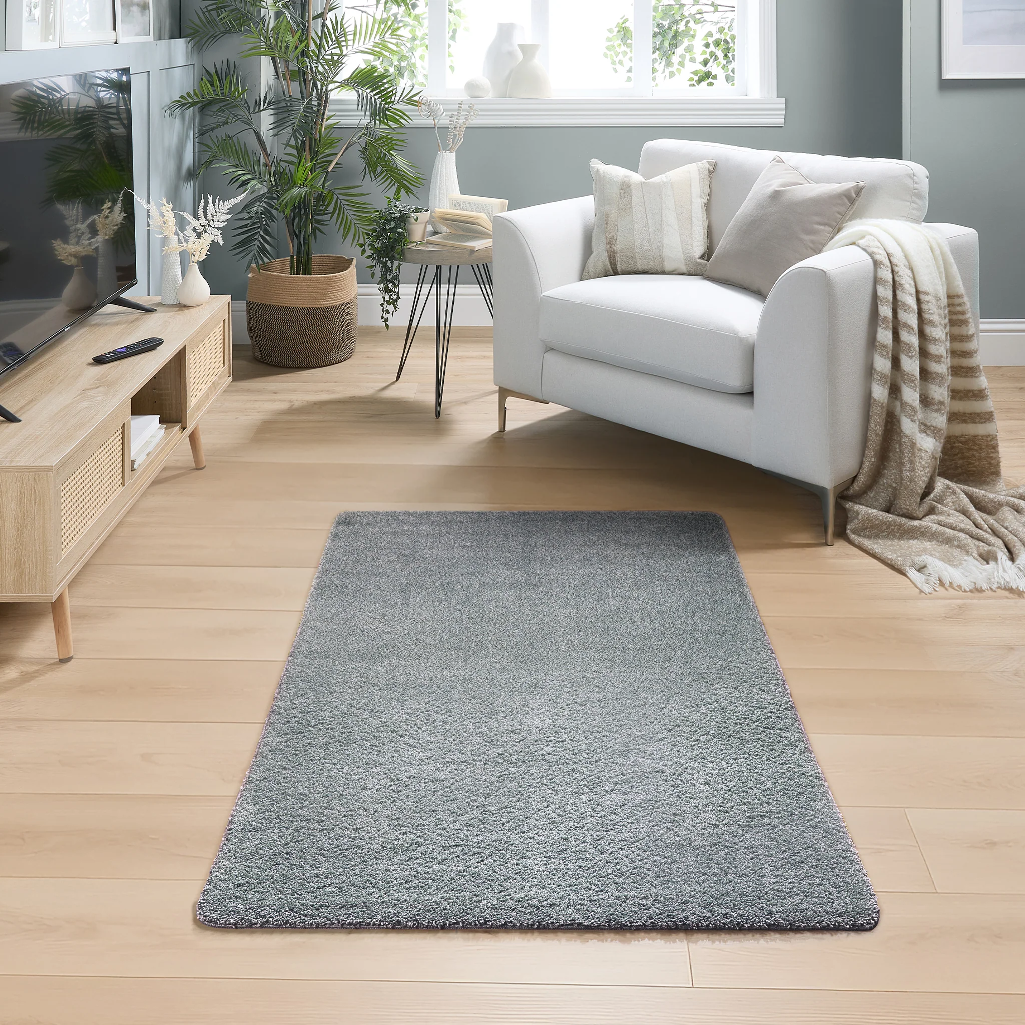 My Rug - Blue Fleck Washable Rug - Image 4
