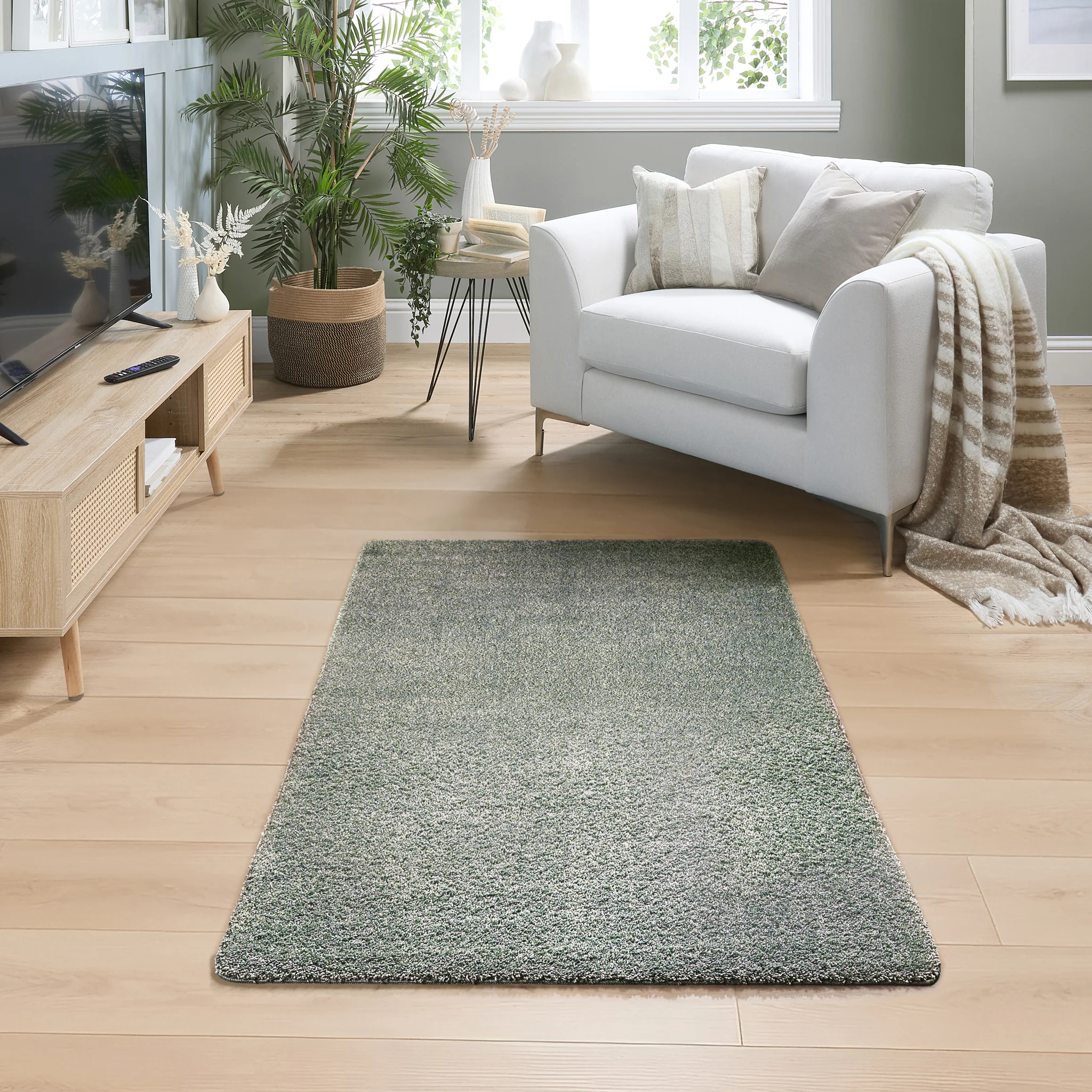My Rug - Green Fleck Washable Rug - Image 5