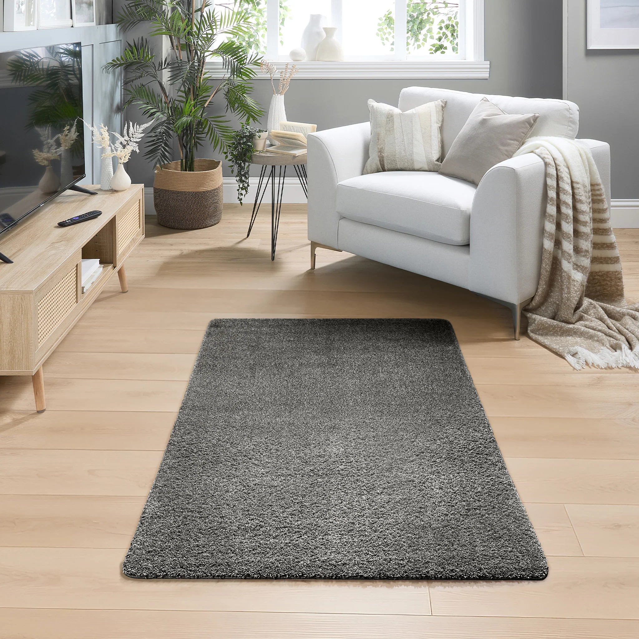 My Rug - Grey Fleck Washable Rug - Image 4