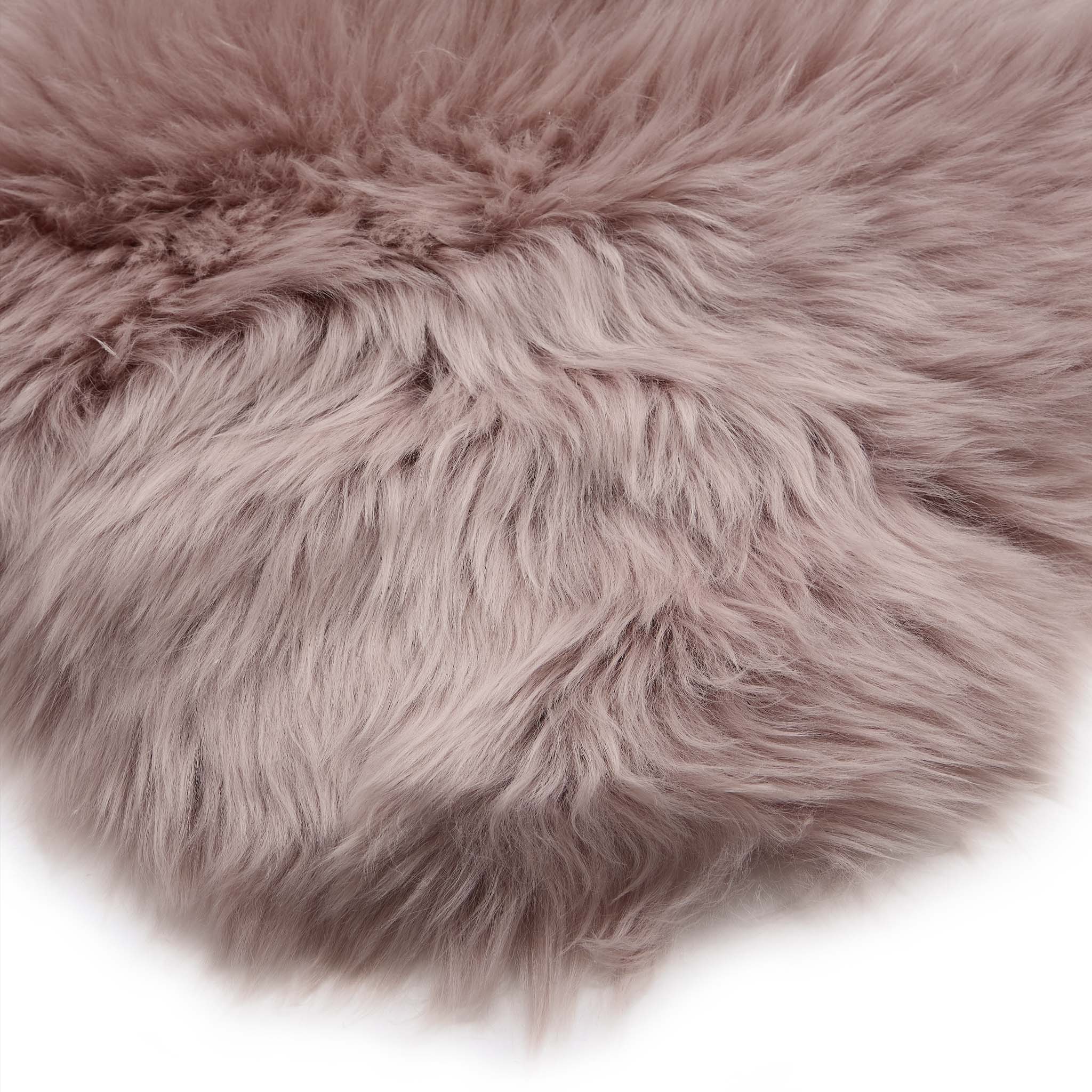 Genuine Sheepskin Rug Adobe Rose - Image 5