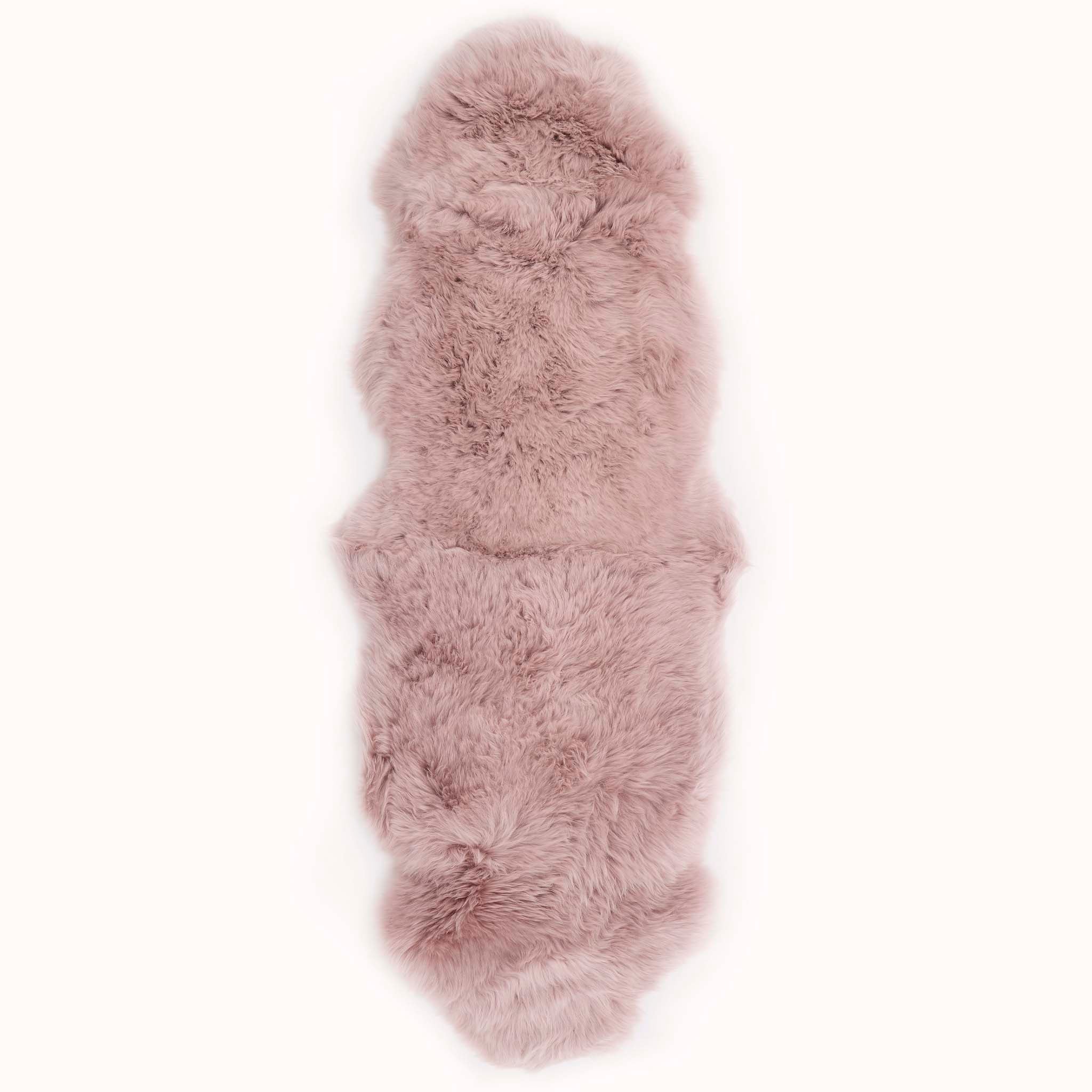 Genuine Sheepskin Rug Adobe Rose - Image 7