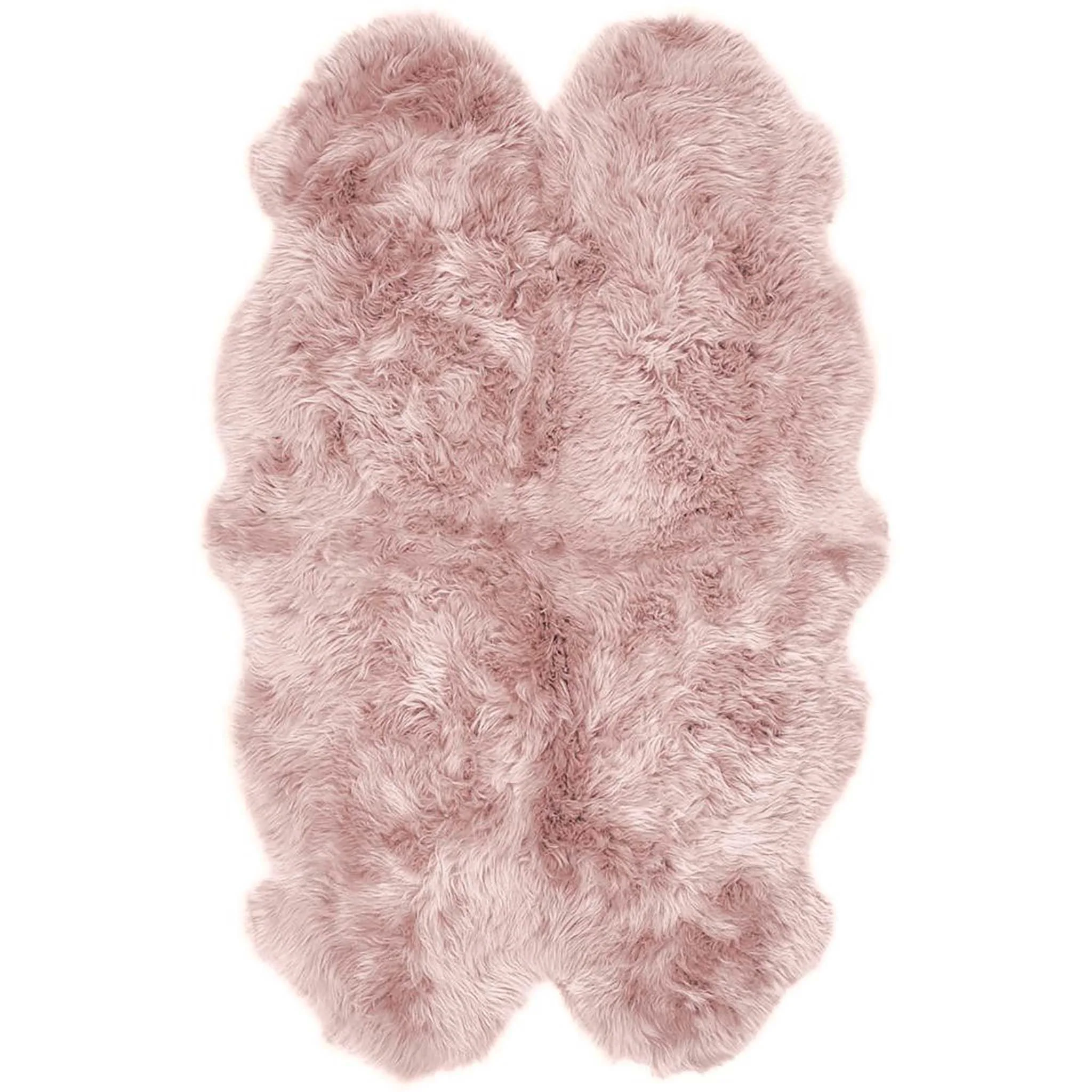 Genuine Sheepskin Rug Adobe Rose - Image 8