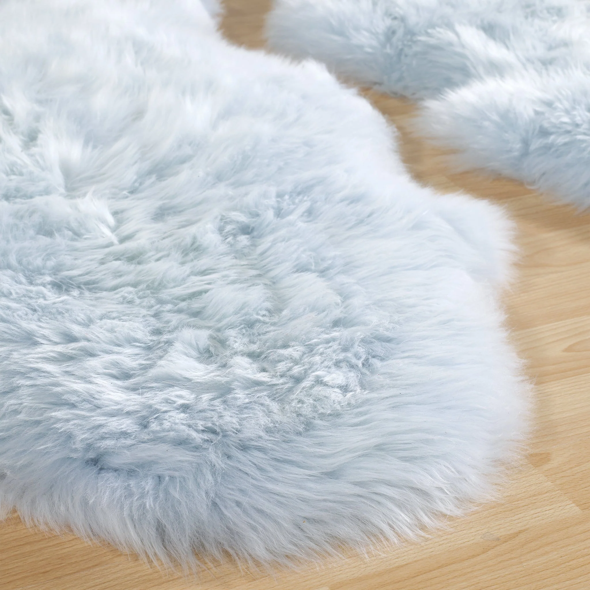 Genuine Sheepskin Rug Duck Egg - Image 2