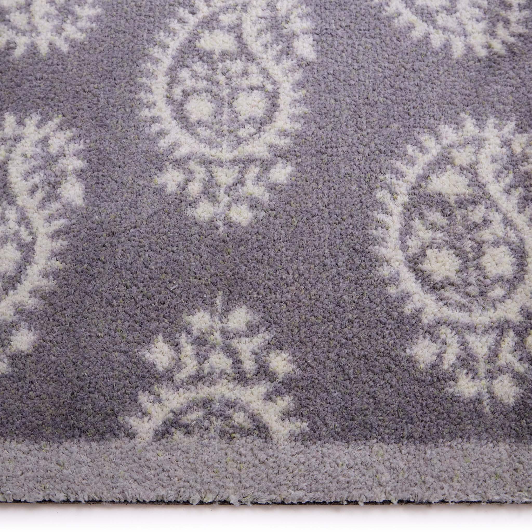 Paisley Grey Washable Doormat - Image 3