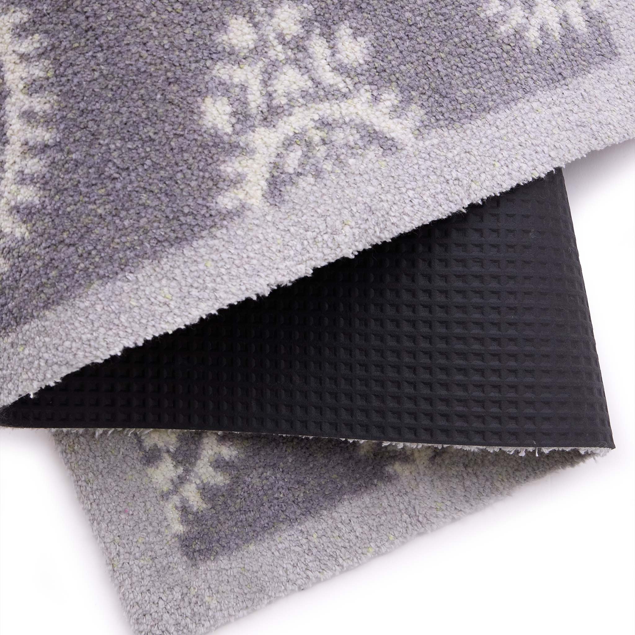 Paisley Grey Washable Doormat - Image 4