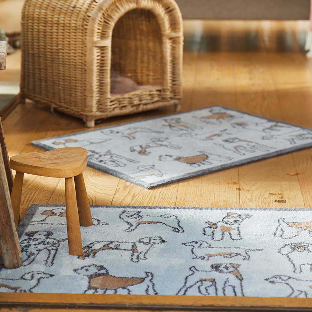Pet 75 Dogs Blue Washable Doormat - Image 2