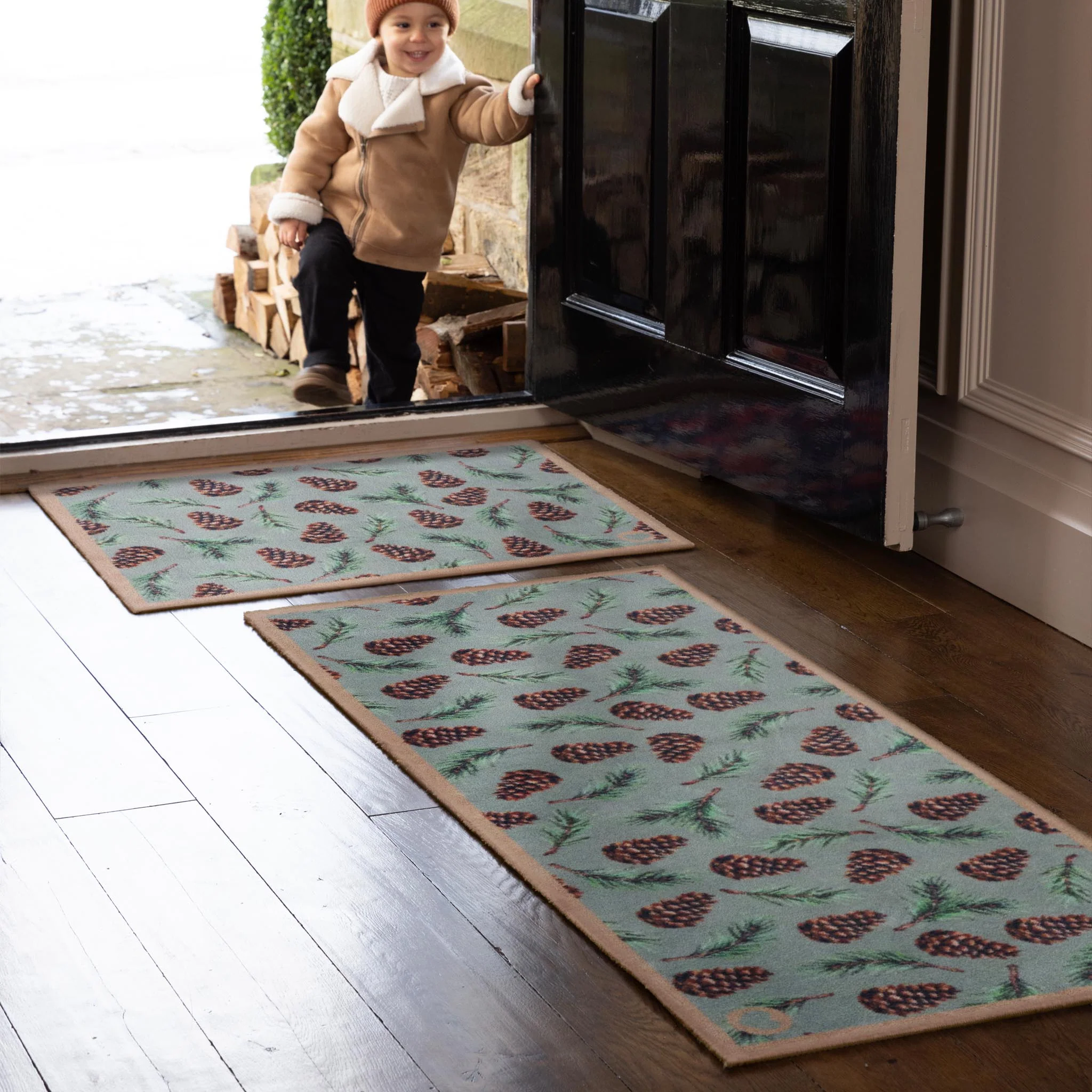 Pinecones Washable Runner - Image 2
