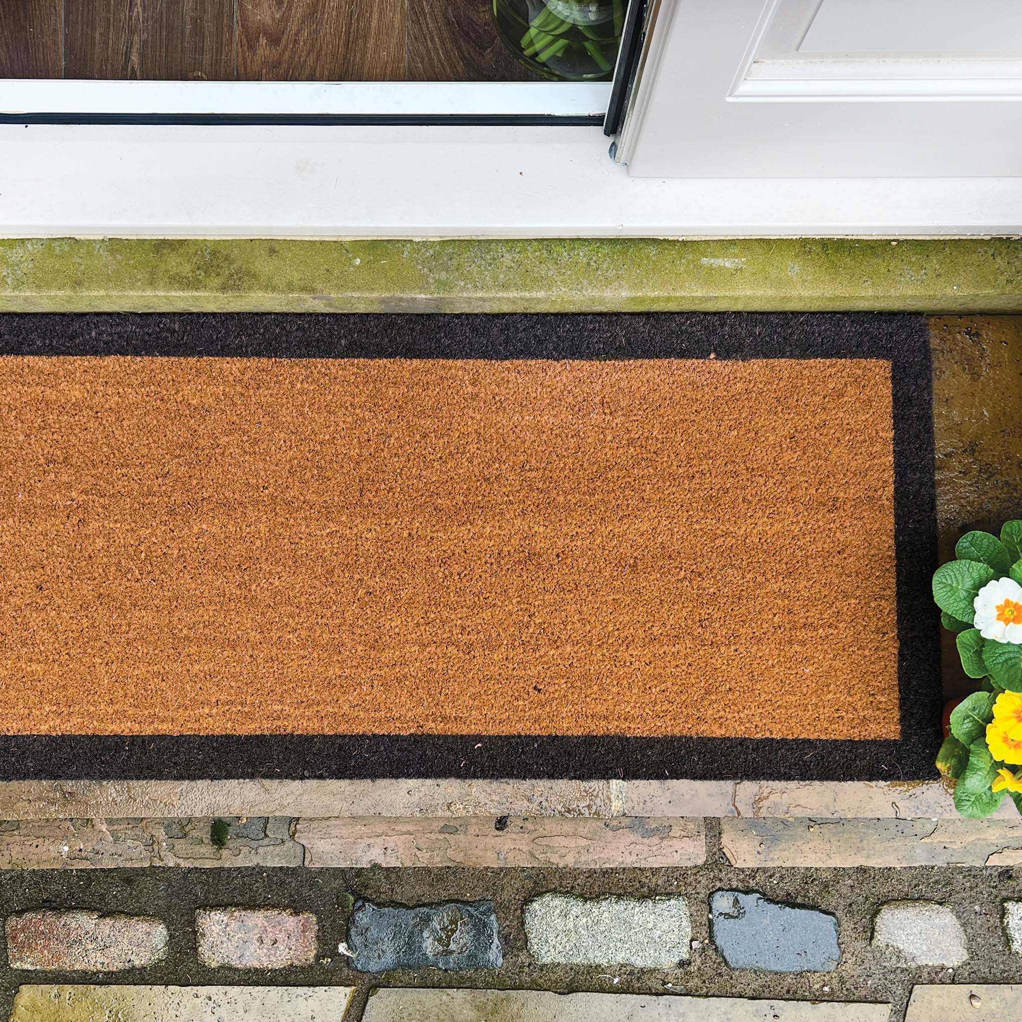 Printed Coir Border Black Runner - Image 2
