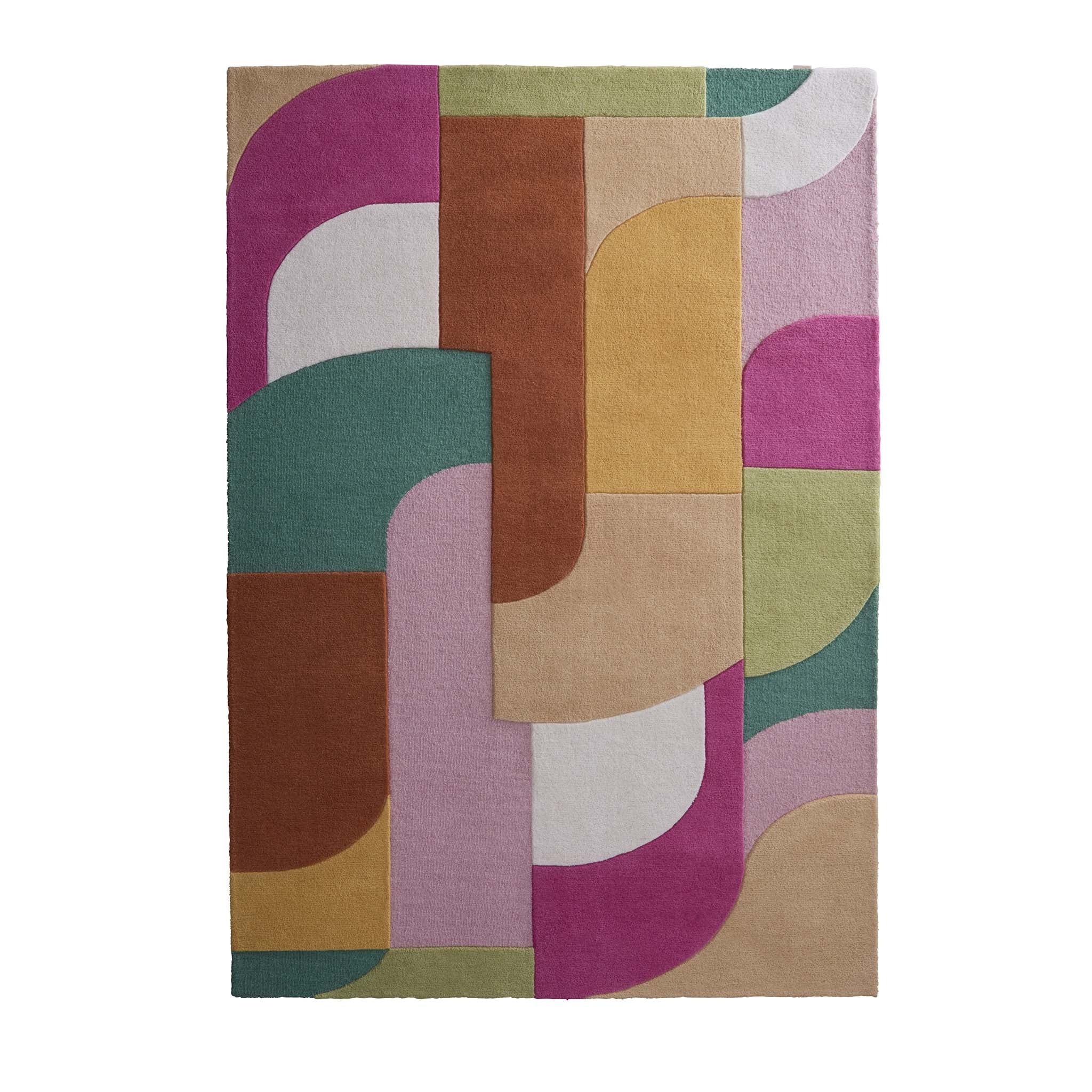 Retro Deco Rug Pink - Image 6