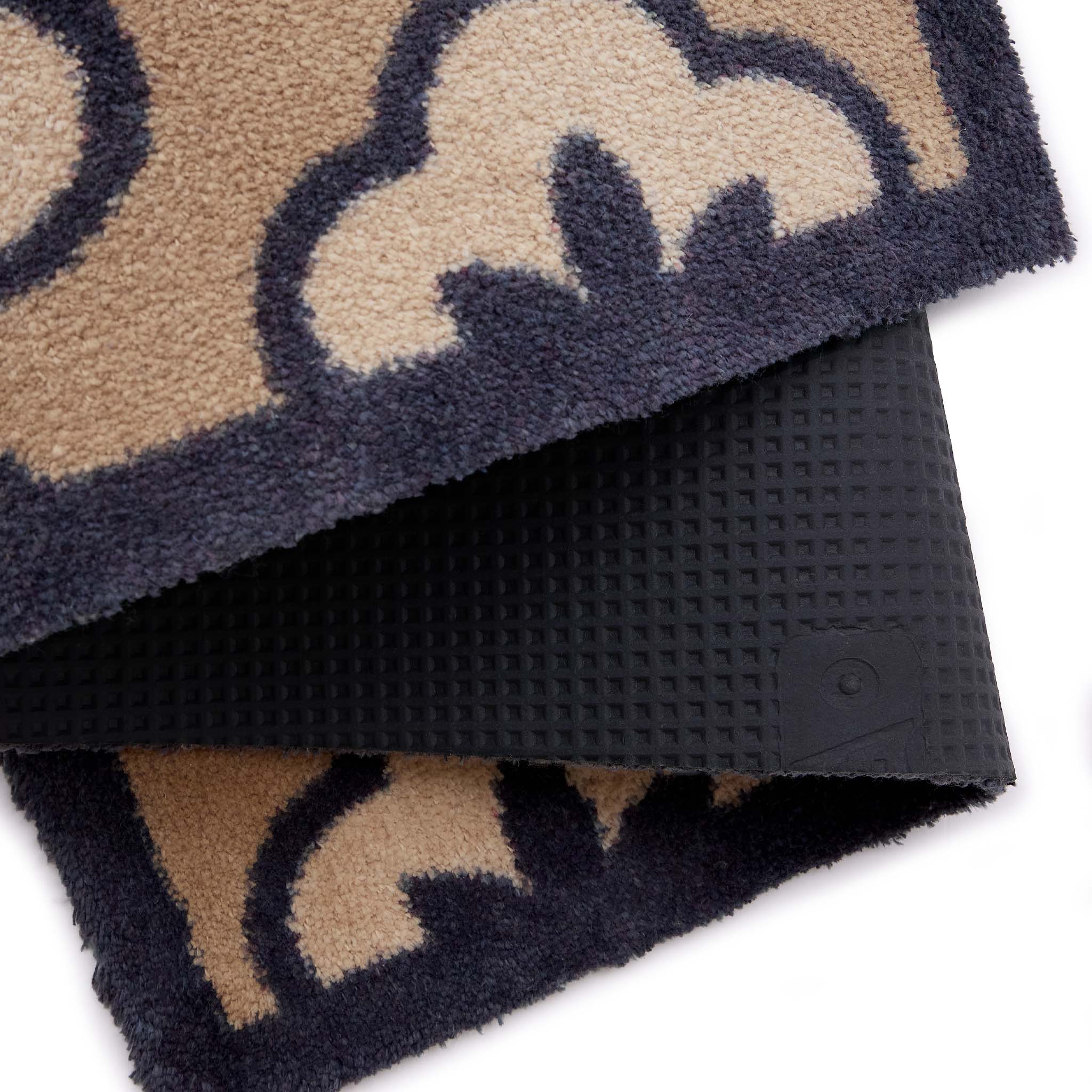 Retro Flower Neutral Washable Doormat - Image 4