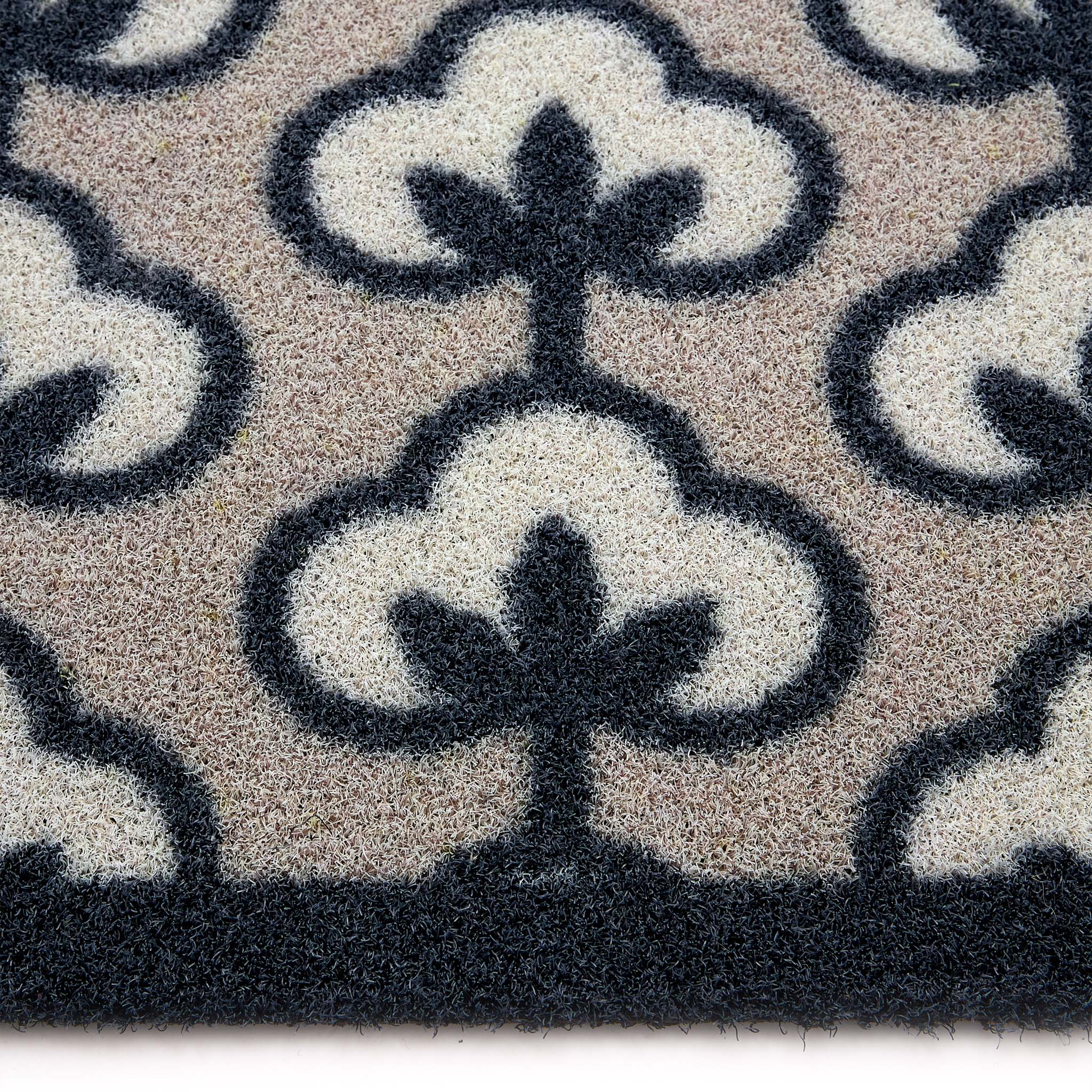 Retro Flower Neutral Outdoor Doormat - Image 3