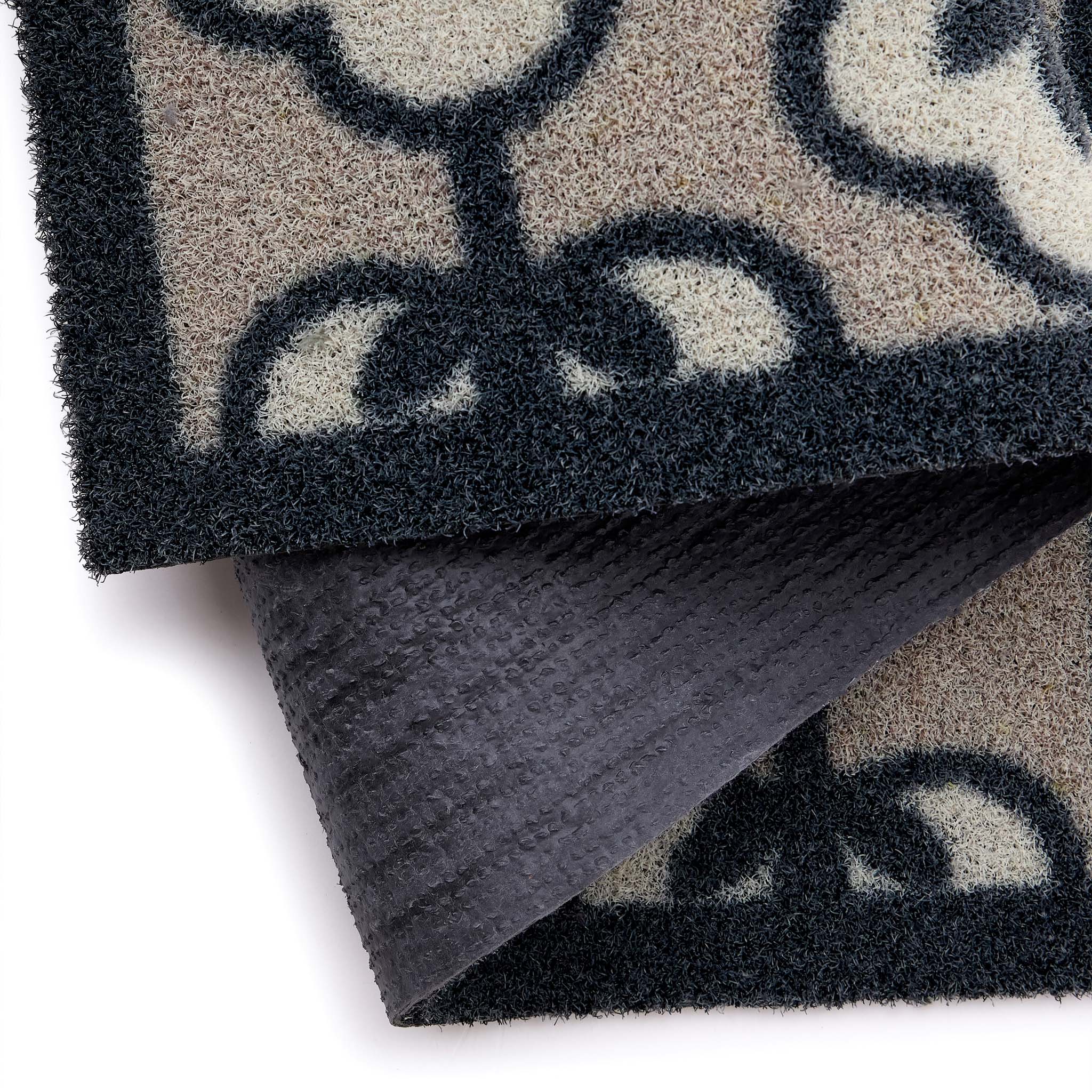 Retro Flower Neutral Outdoor Doormat - Image 4