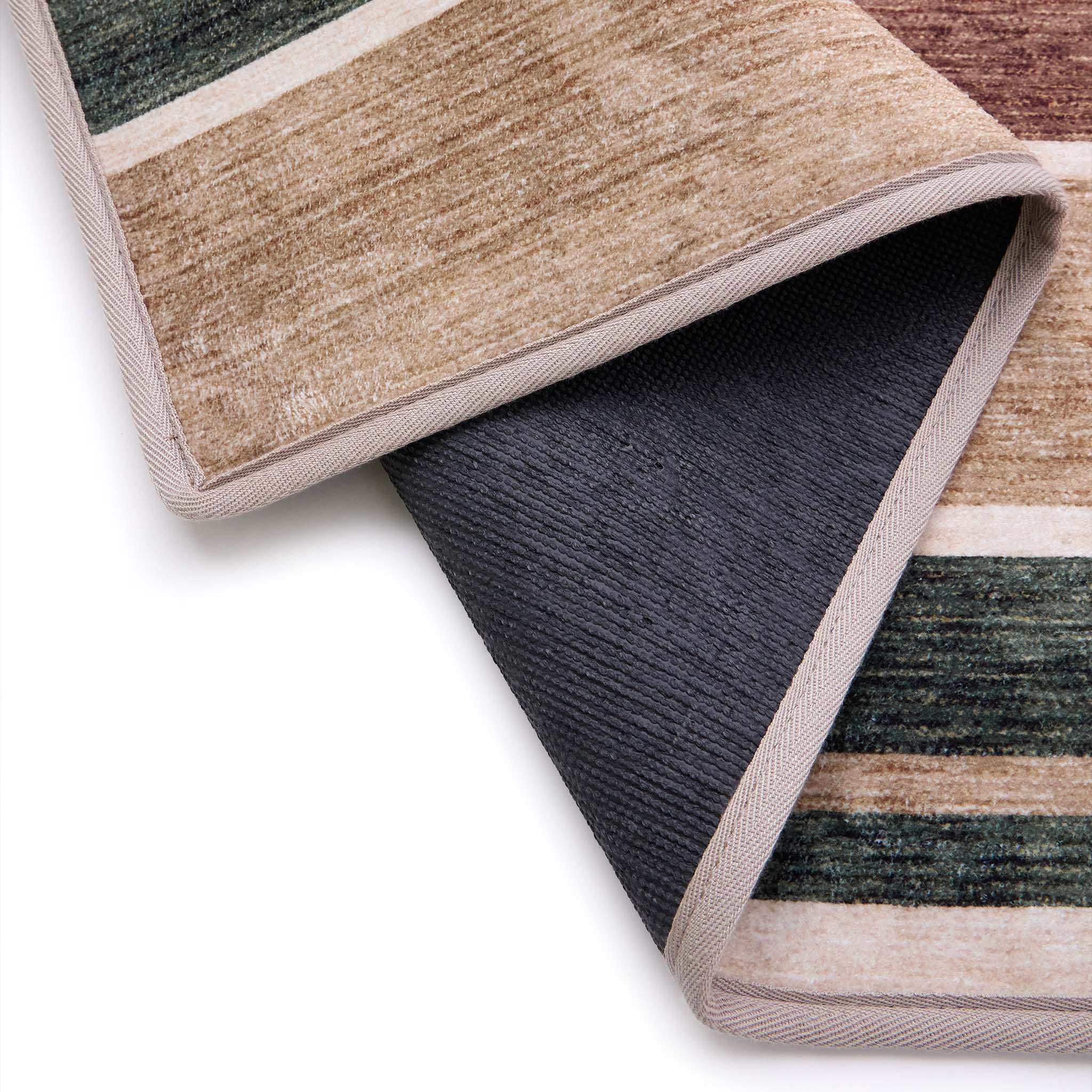 Savanna Stripe Natural Eco-Washable Runner - Image 3
