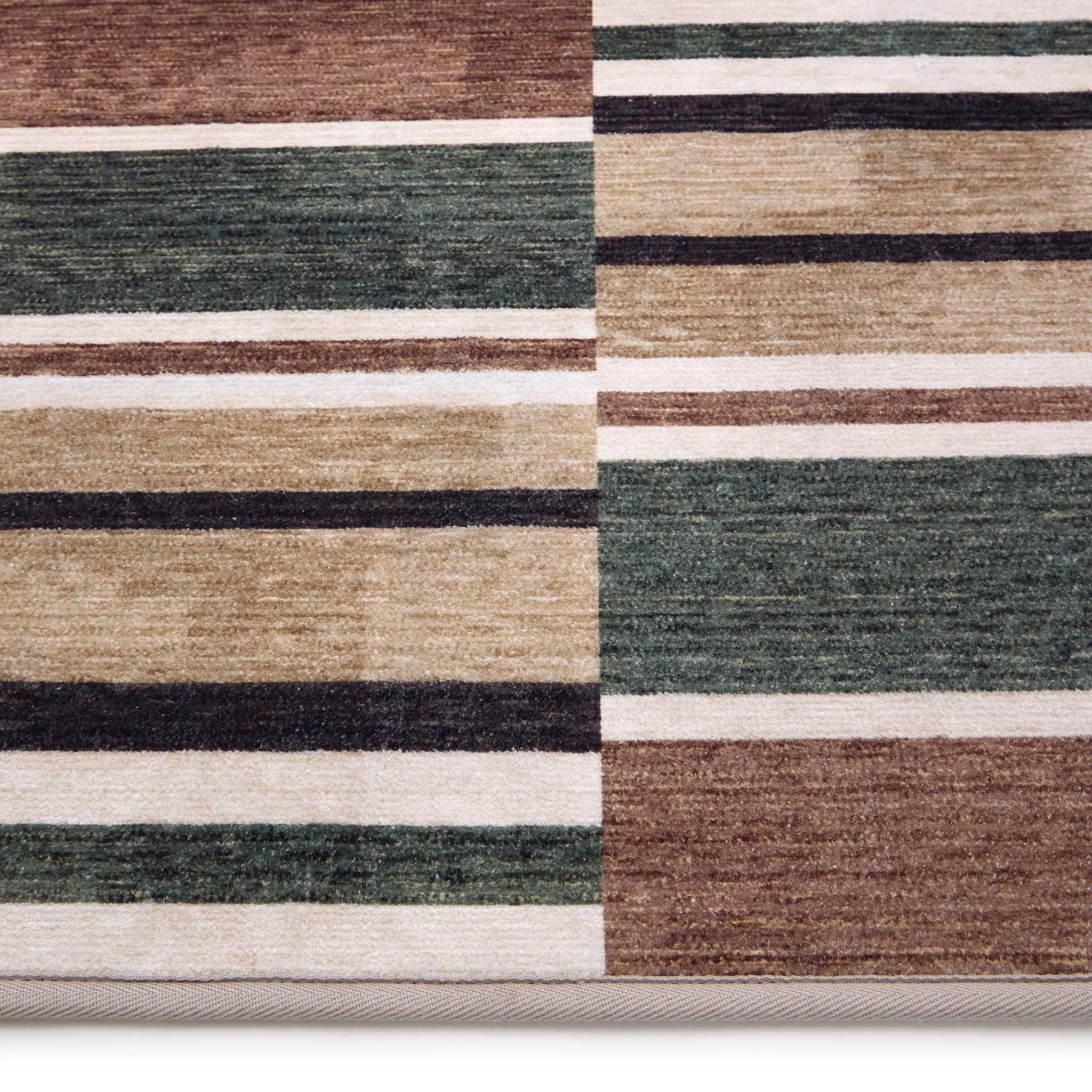 Savanna Stripe Natural Eco-Washable Runner - Image 4