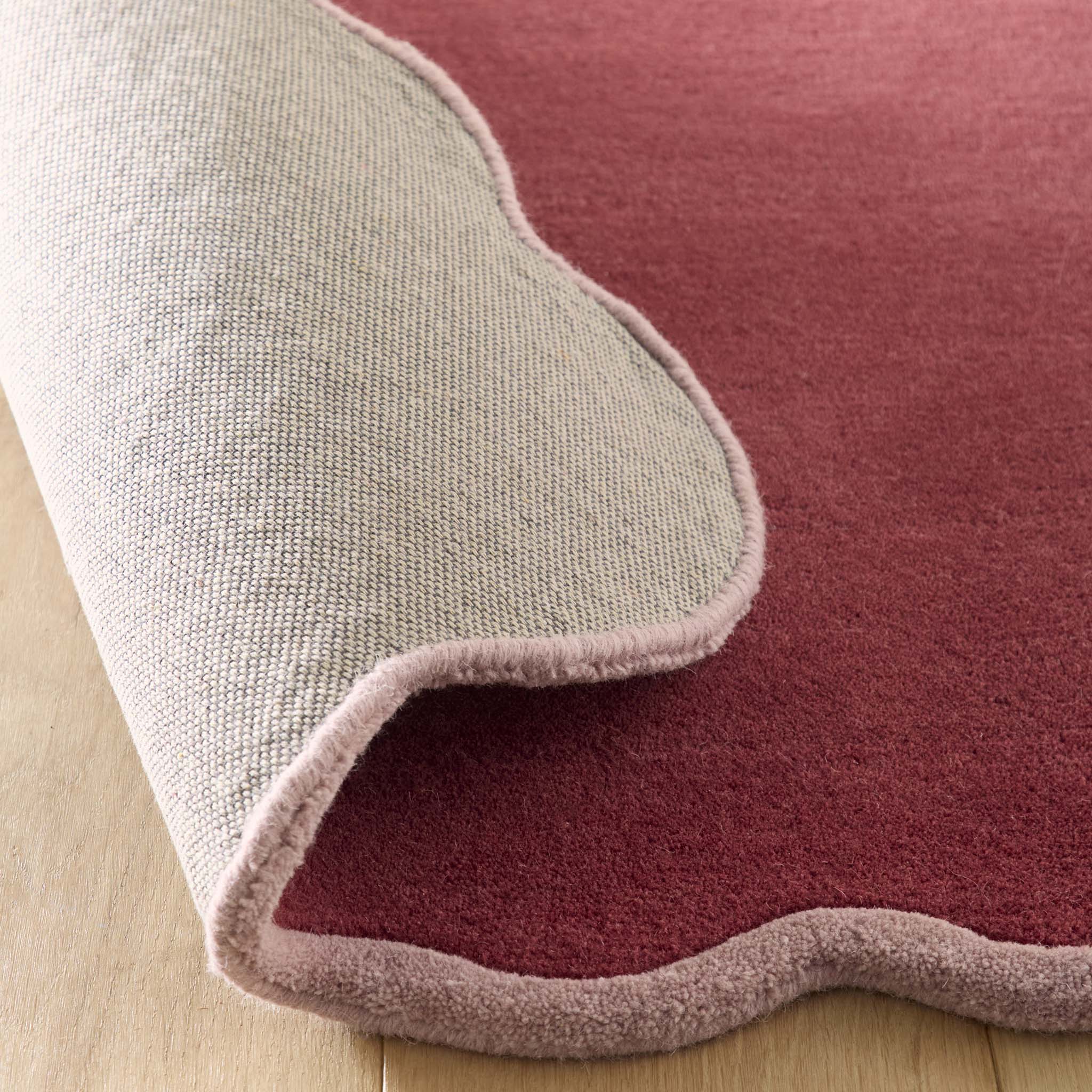 Scalloped Elsie Coral/Lilac Runner - Image 5