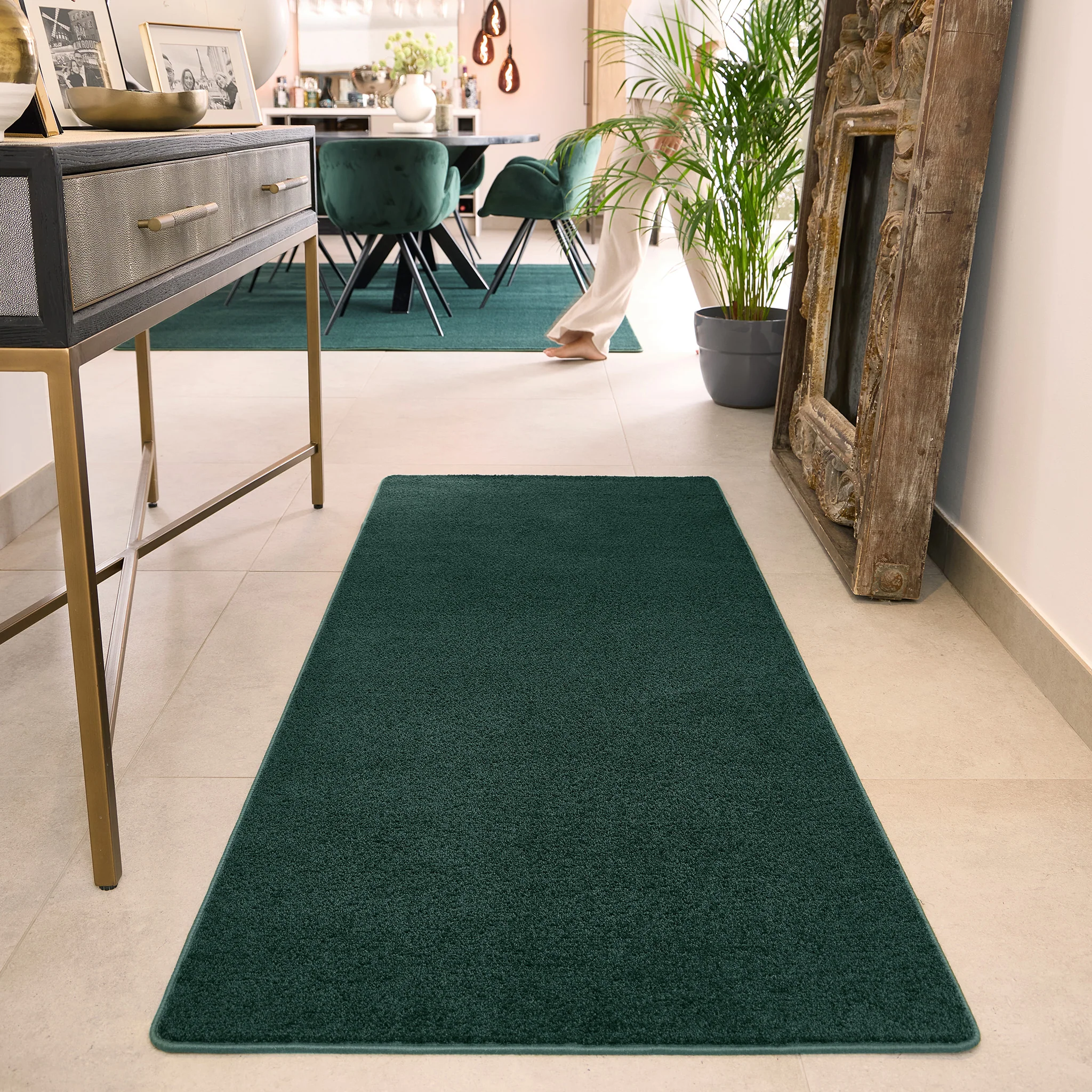 Sense Forest Green Rug Runner - Image 3