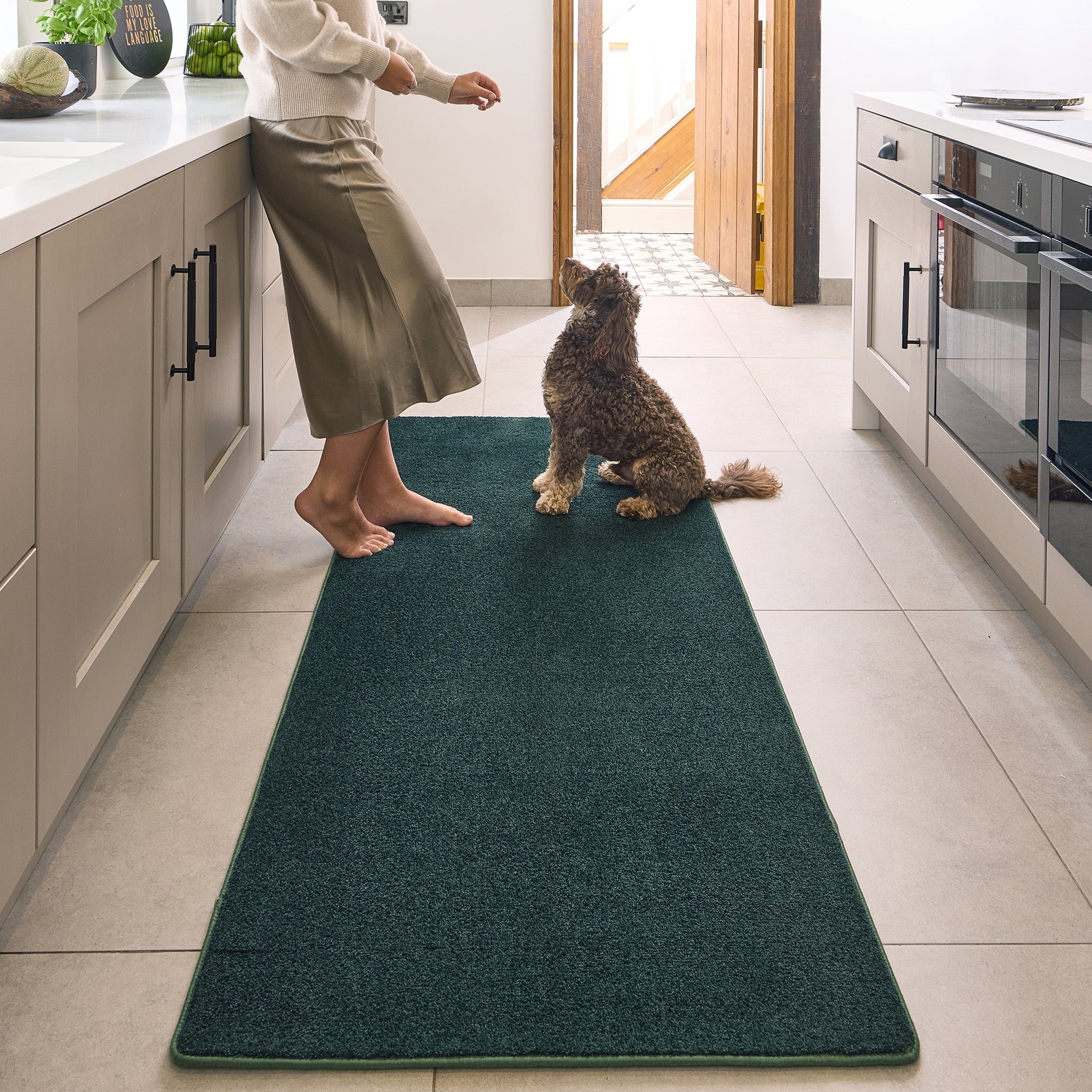 Sense Forest Green Rug Runner - Image 4