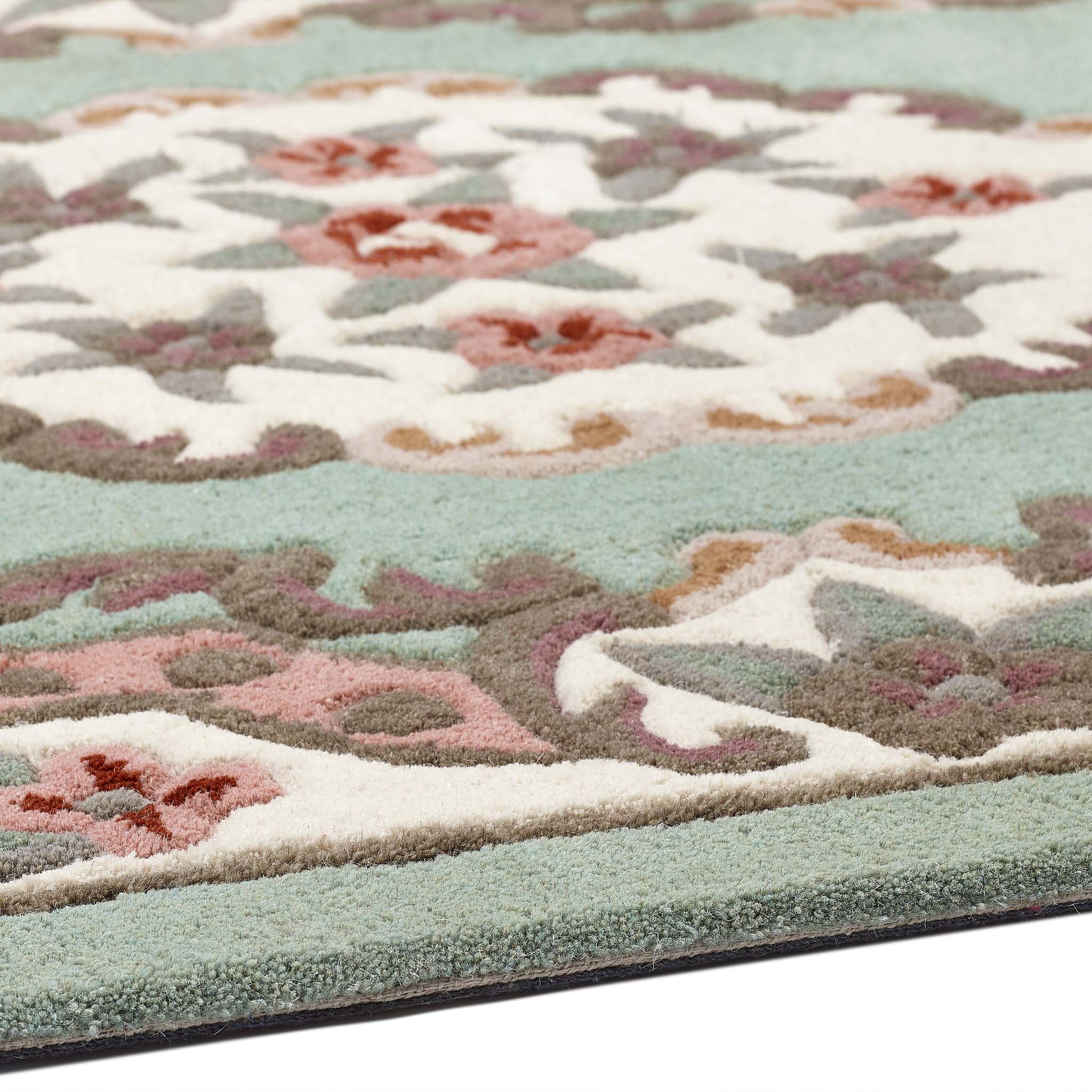 Shensi Aubusson Runner in Green - Image 3