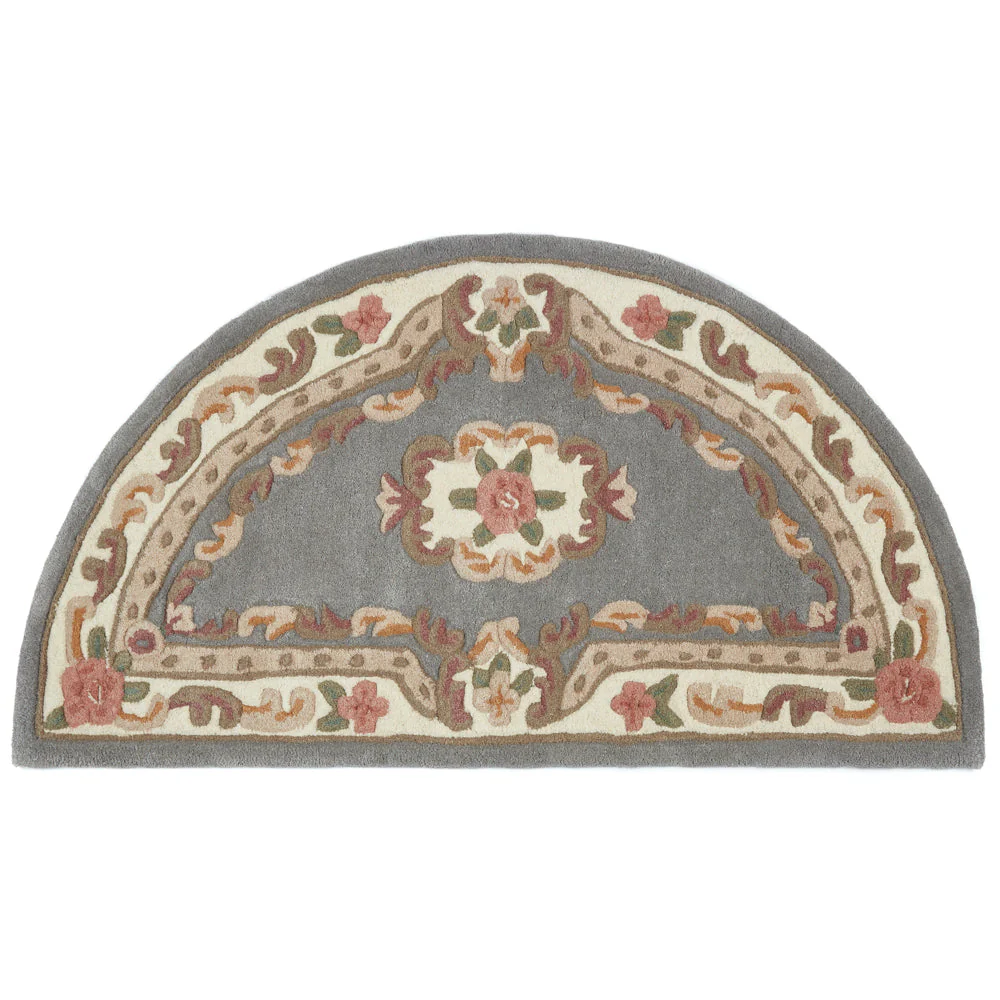 Shensi Aubusson Rug in Grey - Image 6