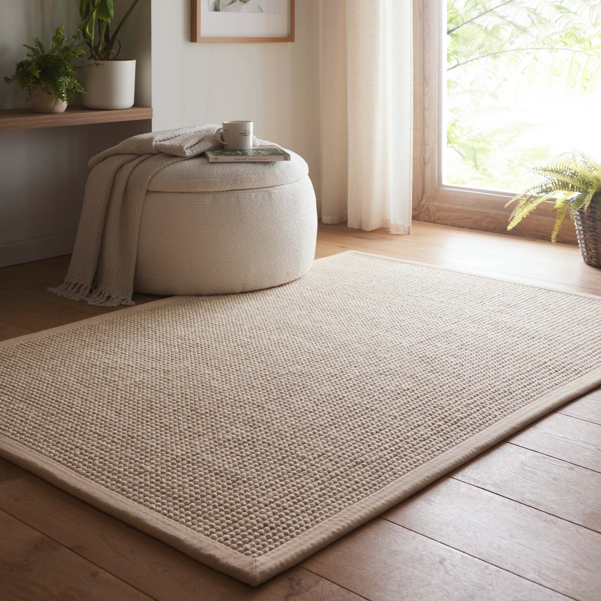 Sisal Boucle Beige Rug - Image 2