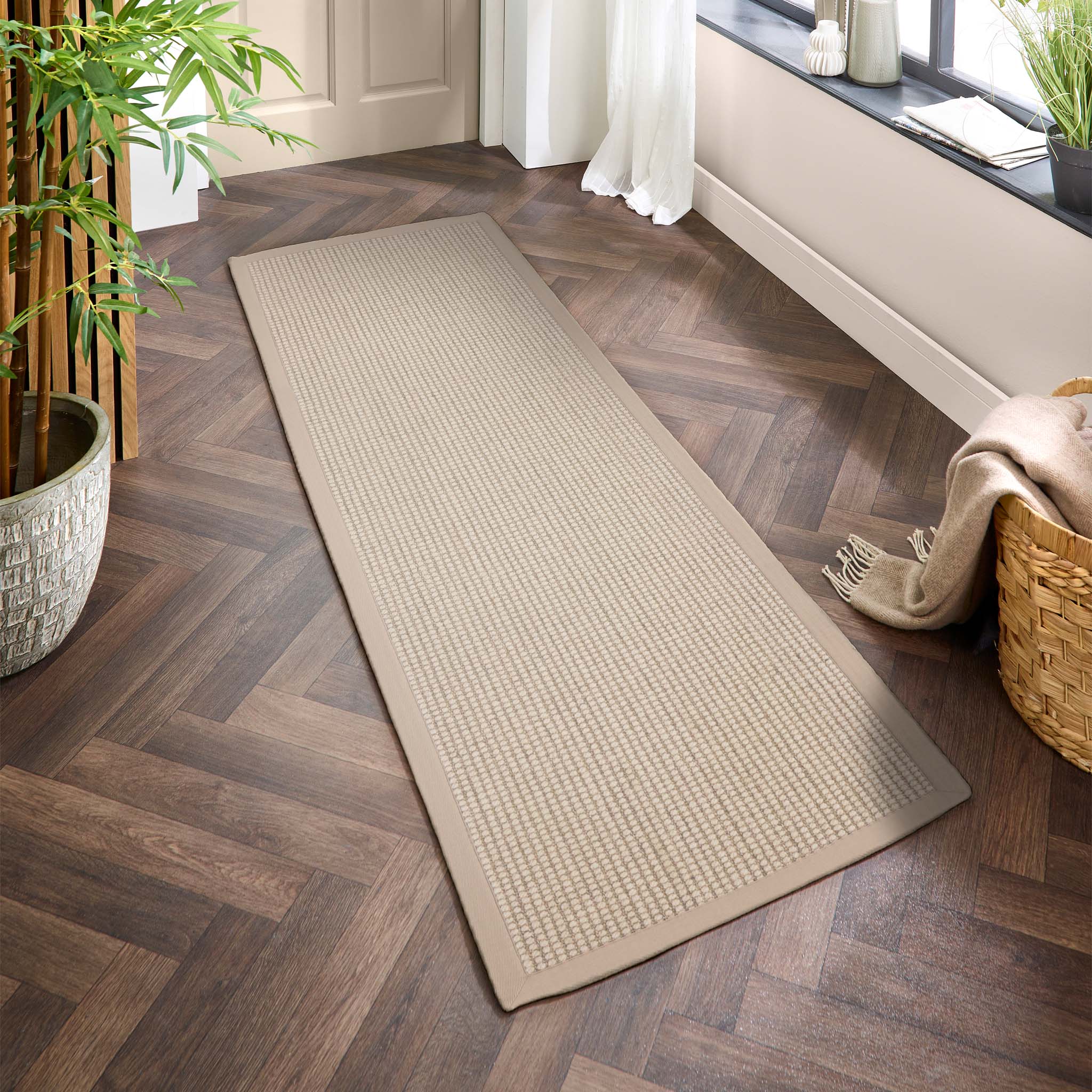 Sisal Boucle Beige Runner - Image 2