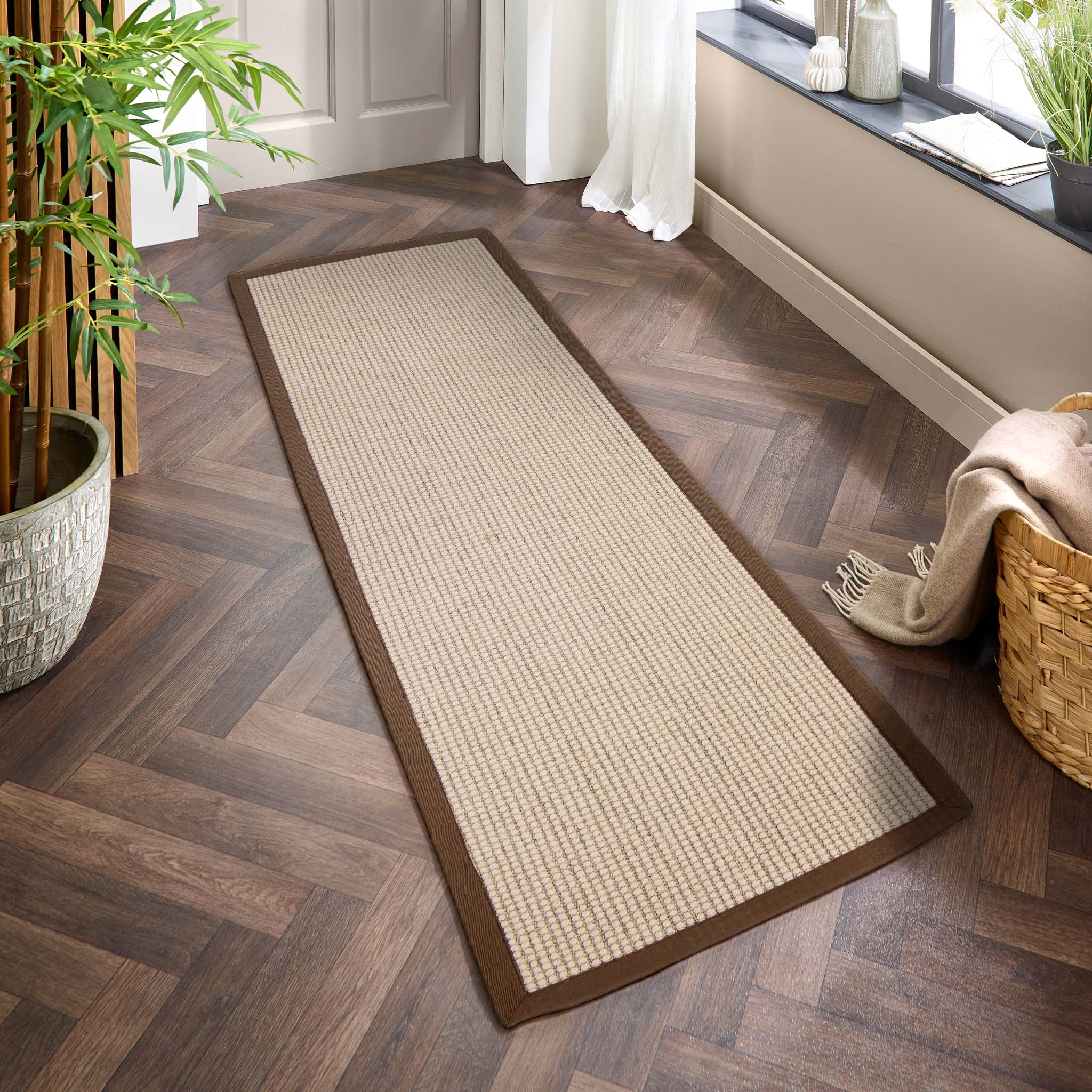Sisal Boucle Mocha Runner - Image 2
