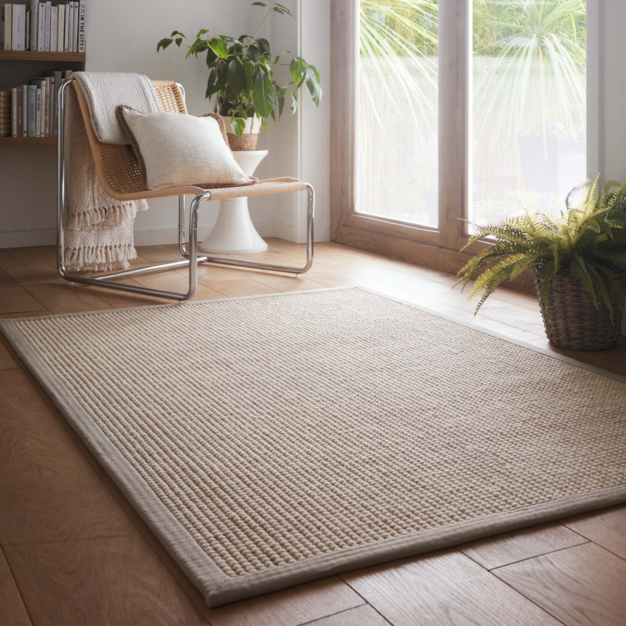 Sisal Boucle Soft Grey Rug - Image 2